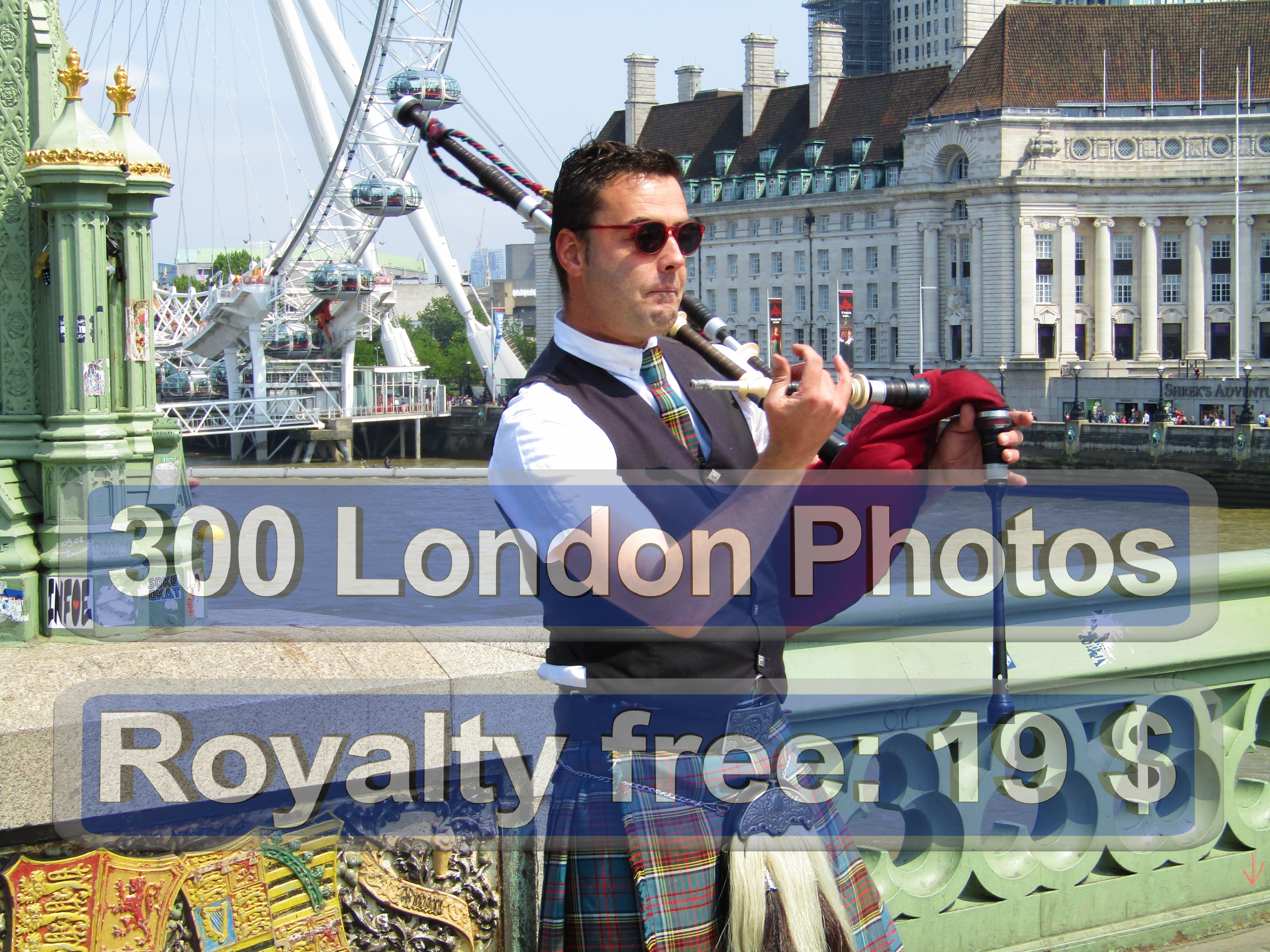 London Photo Real Throw