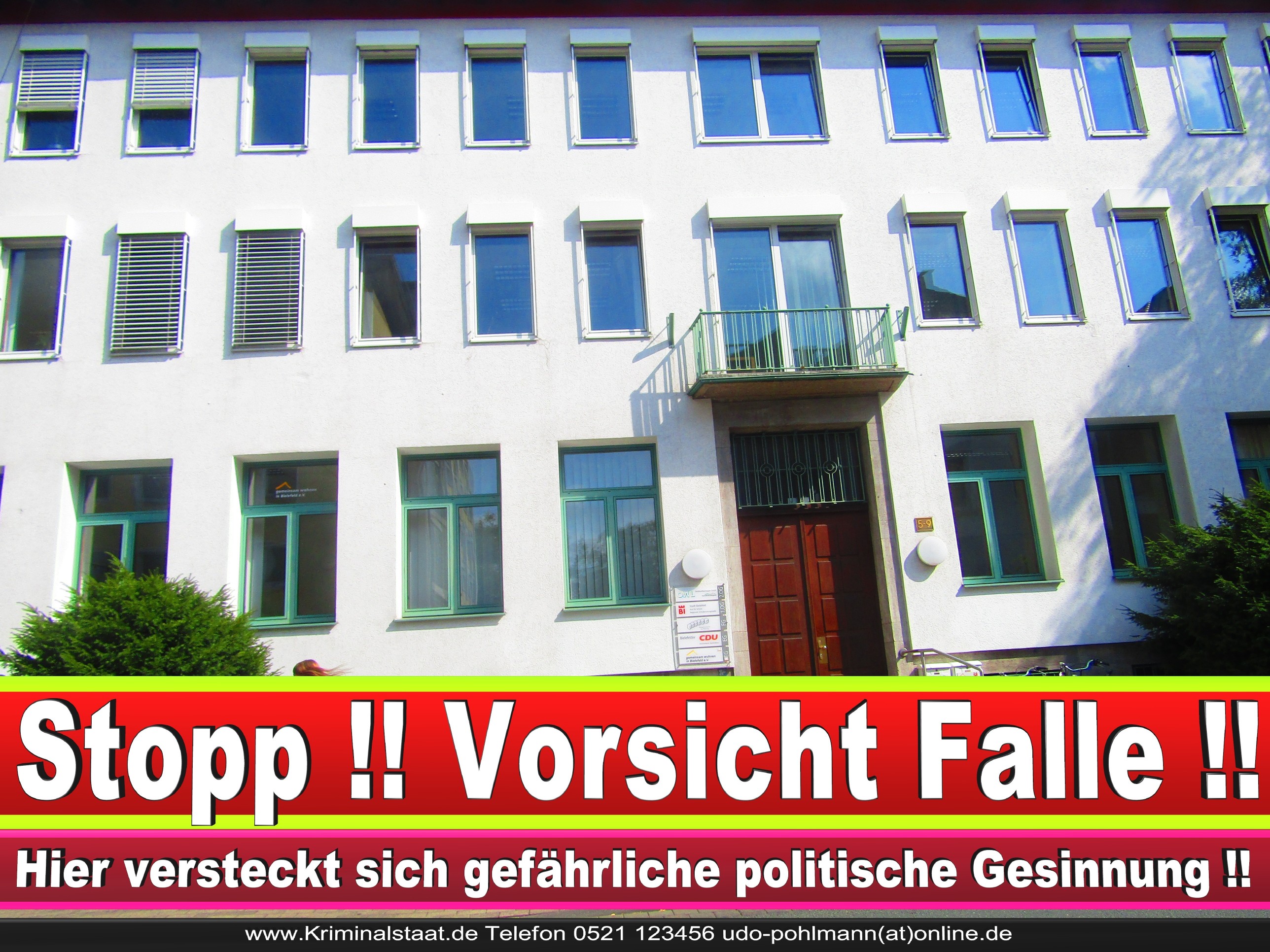 CDU BIELEFELD GESCHÄFTSSTELLE TURNERSTRAßE 5 6 LANDTAGSWAHL BUNDESTAGSWAHL BÜRGERMEISTERWAHL