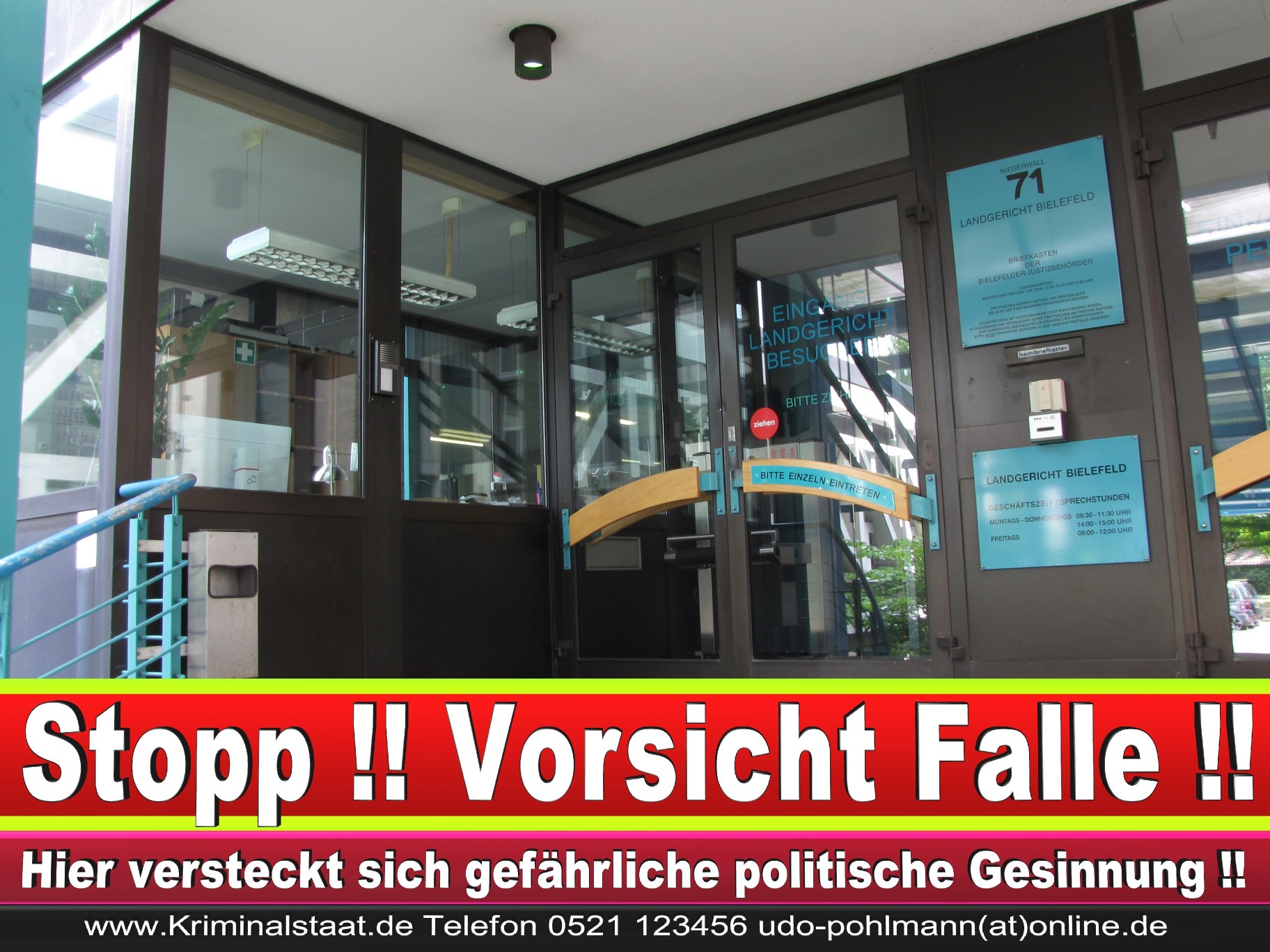 CDU Landgericht Bielefeld Landgerichtspräsident Klaus Petermann Hochstraße Bünde Jens Gnisa Richterbund Richtervereinigung 12