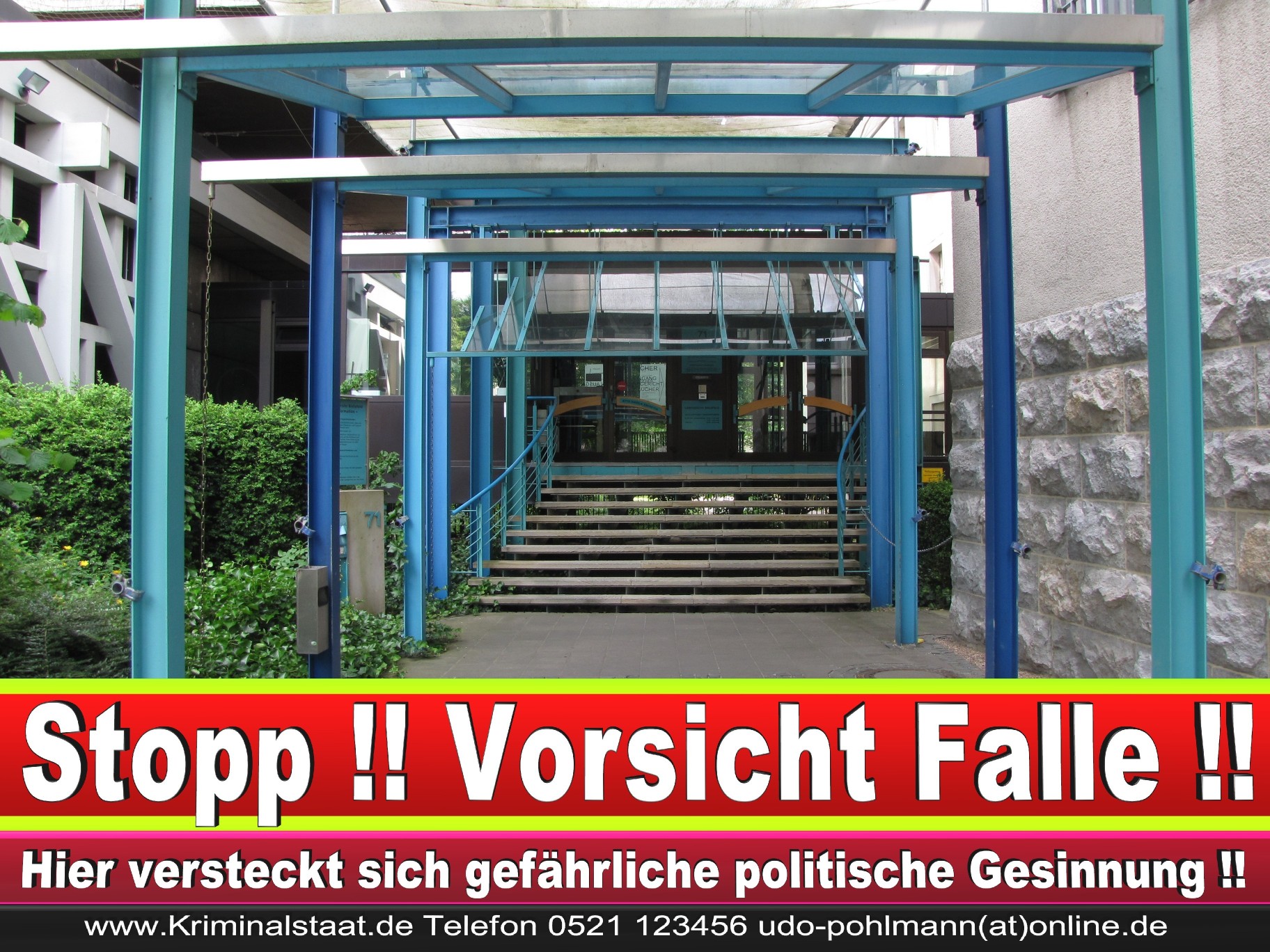 CDU Landgericht Bielefeld Landgerichtspräsident Klaus Petermann Hochstraße Bünde Jens Gnisa Richterbund Richtervereinigung 30