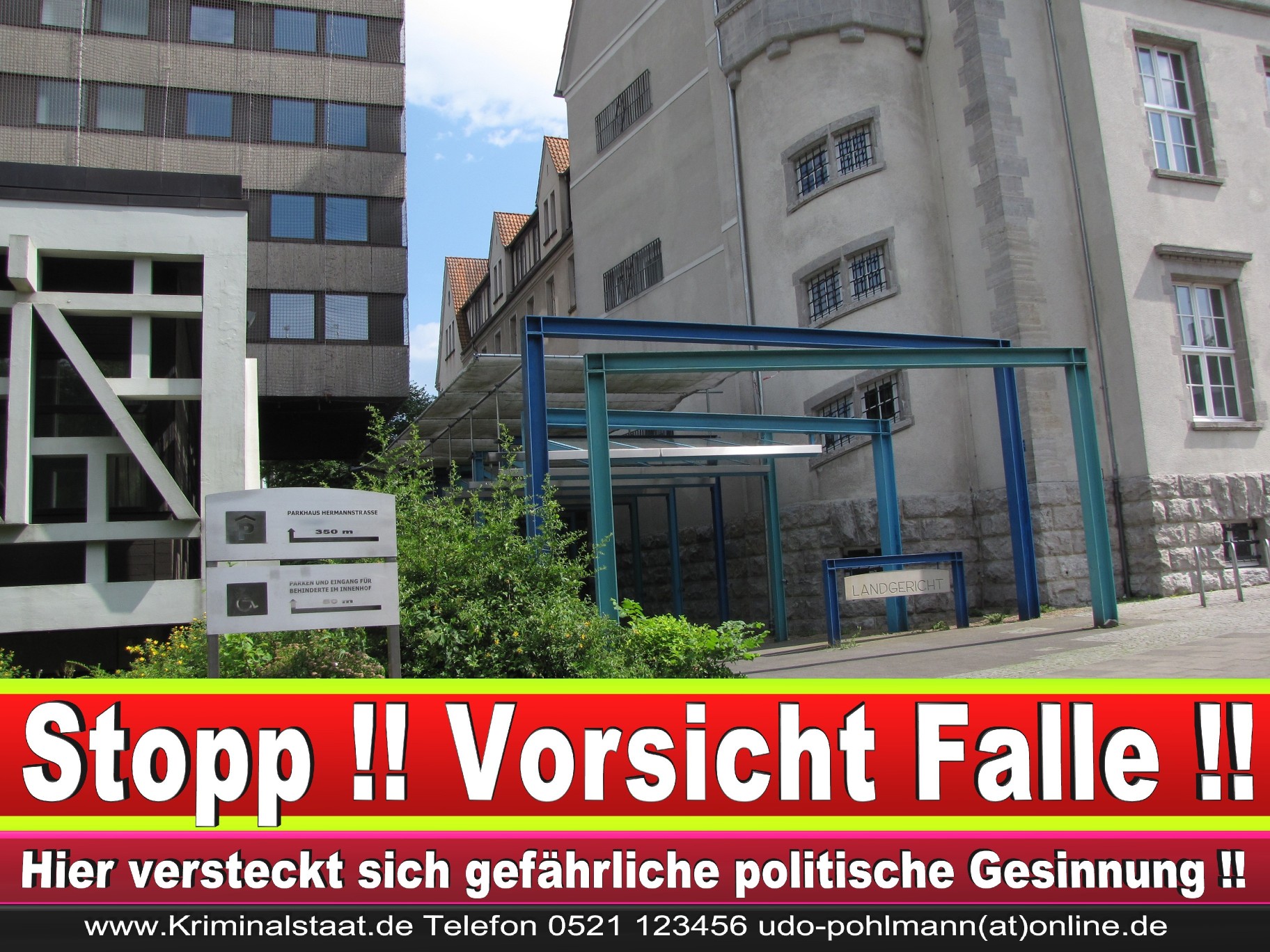 CDU Landgericht Bielefeld Landgerichtspräsident Klaus Petermann Hochstraße Bünde Jens Gnisa Richterbund Richtervereinigung 9