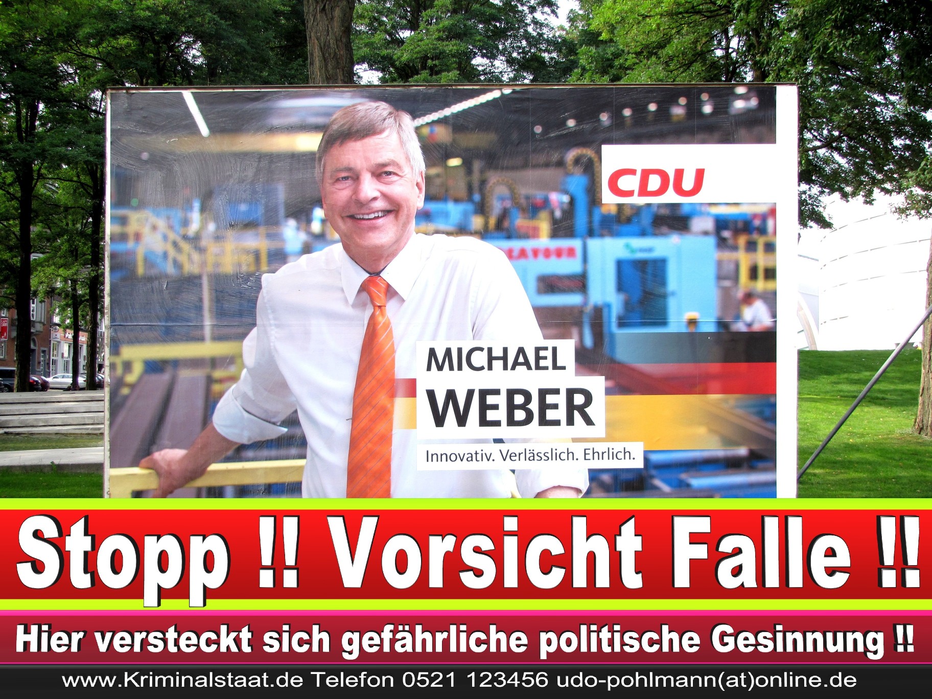 Michael Weber CDU Bielefeld Volksverhetzung In Der Bibel Nachgewiesen 2
