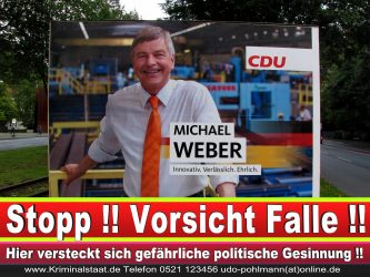 Michael Weber CDU Wahlplakat Wahlwerbung Bielefeld Volksverhetzung Durch Religion 3