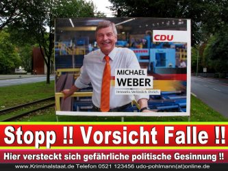 Michael Weber CDU Wahlplakat Wahlwerbung Bielefeld Volksverhetzung Durch Religion 4