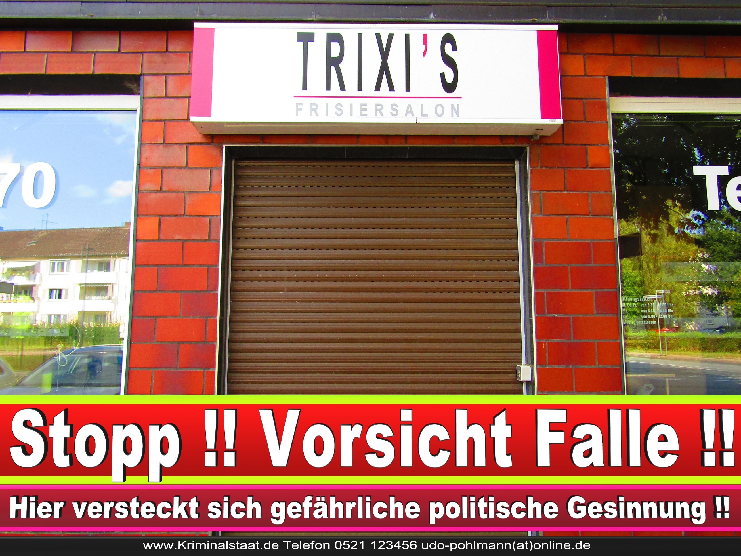 PATRICIA WEHMEYER TRIXI CDU BIELEFELD HAIRSALON FRISEUR 7 LANDTAGSWAHL BUNDESTAGSWAHL BÜRGERMEISTERWAHL