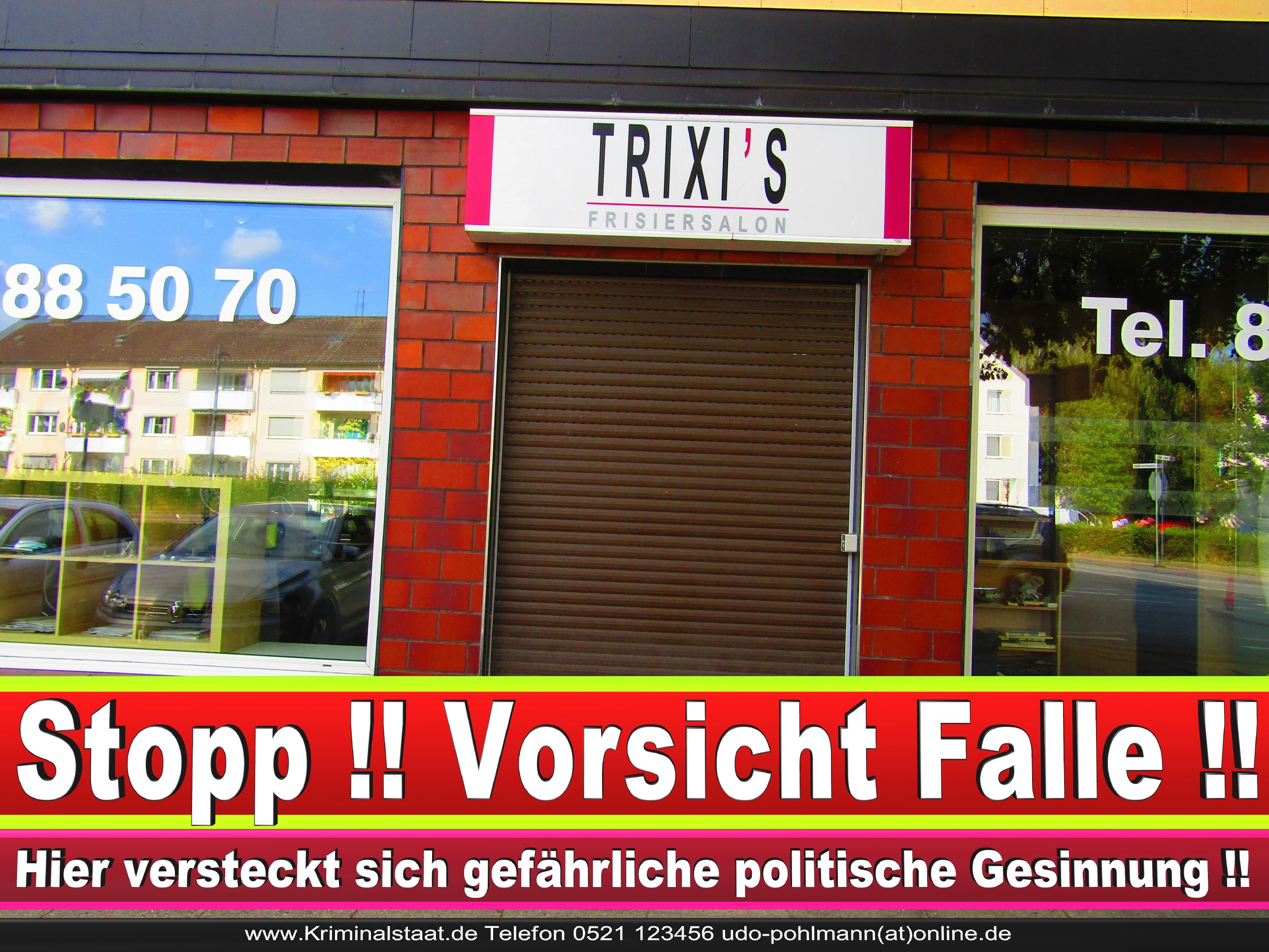 PATRICIA WEHMEYER TRIXI CDU BIELEFELD HAIRSALON FRISEUR 8 LANDTAGSWAHL BUNDESTAGSWAHL BÜRGERMEISTERWAHL