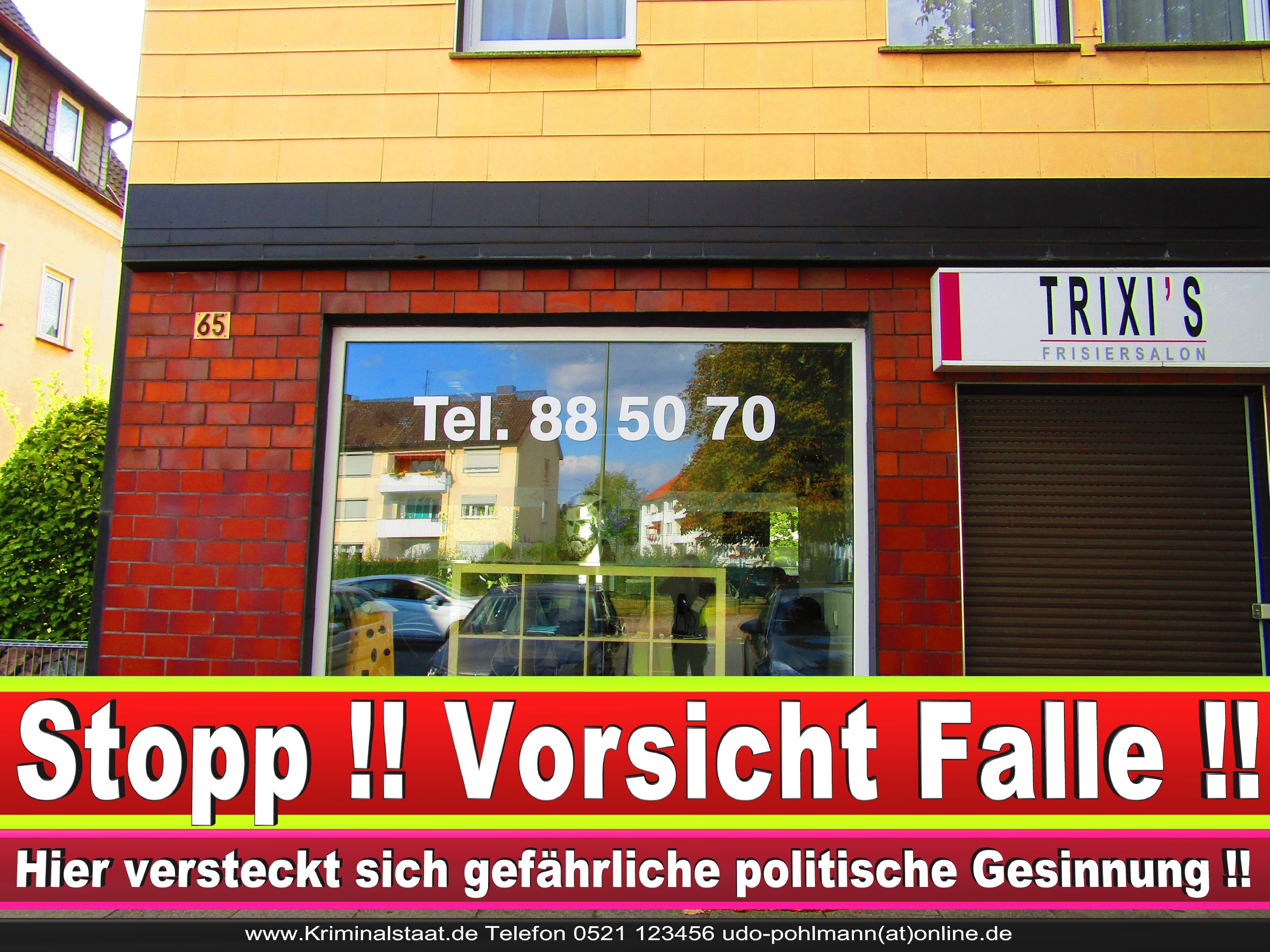 PATRICIA WEHMEYER TRIXI CDU BIELEFELD HAIRSALON FRISEUR 9 LANDTAGSWAHL BUNDESTAGSWAHL BÜRGERMEISTERWAHL