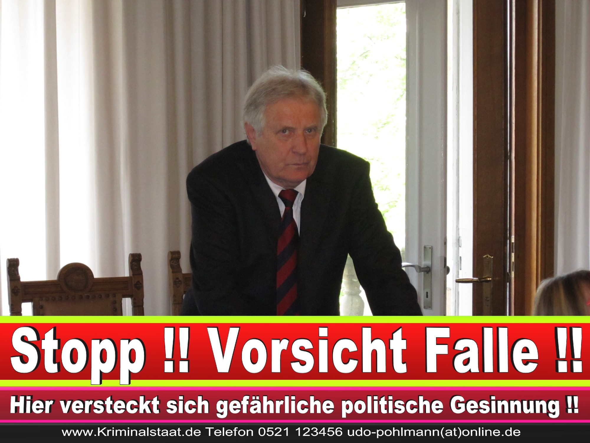 Polizeipräsident Erwin Südfeld Bielefeld Oberbürgermeister Bürgermeister Peter Clausen Pit Clausen Bielefeld (1)