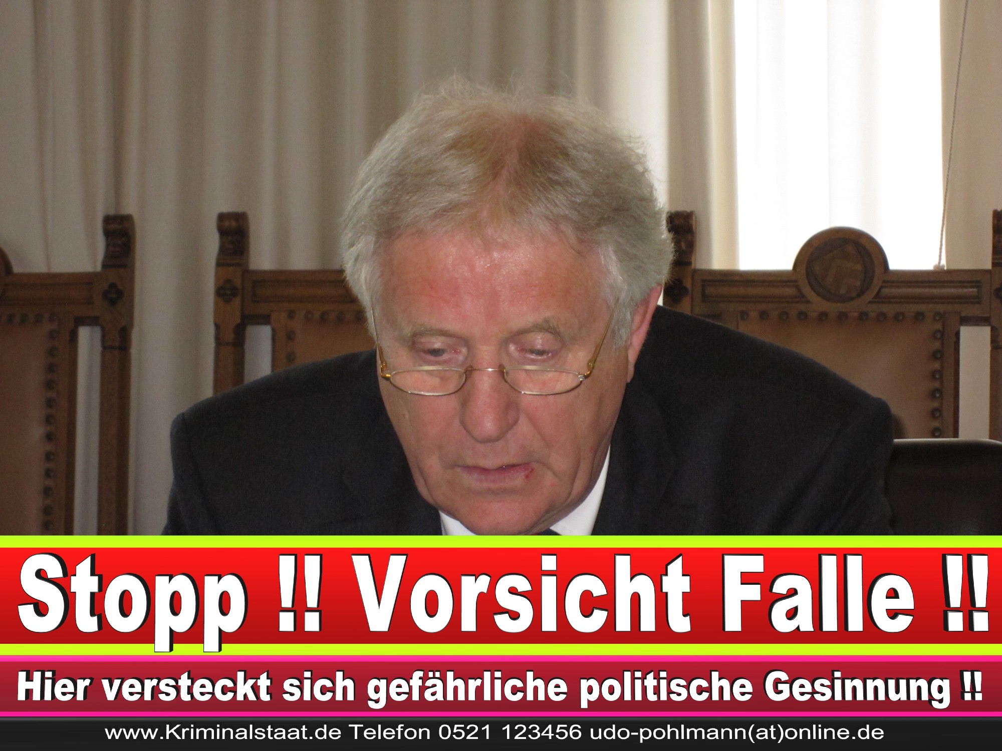 Polizeipräsident Erwin Südfeld Bielefeld Oberbürgermeister Bürgermeister Peter Clausen Pit Clausen Bielefeld (16)