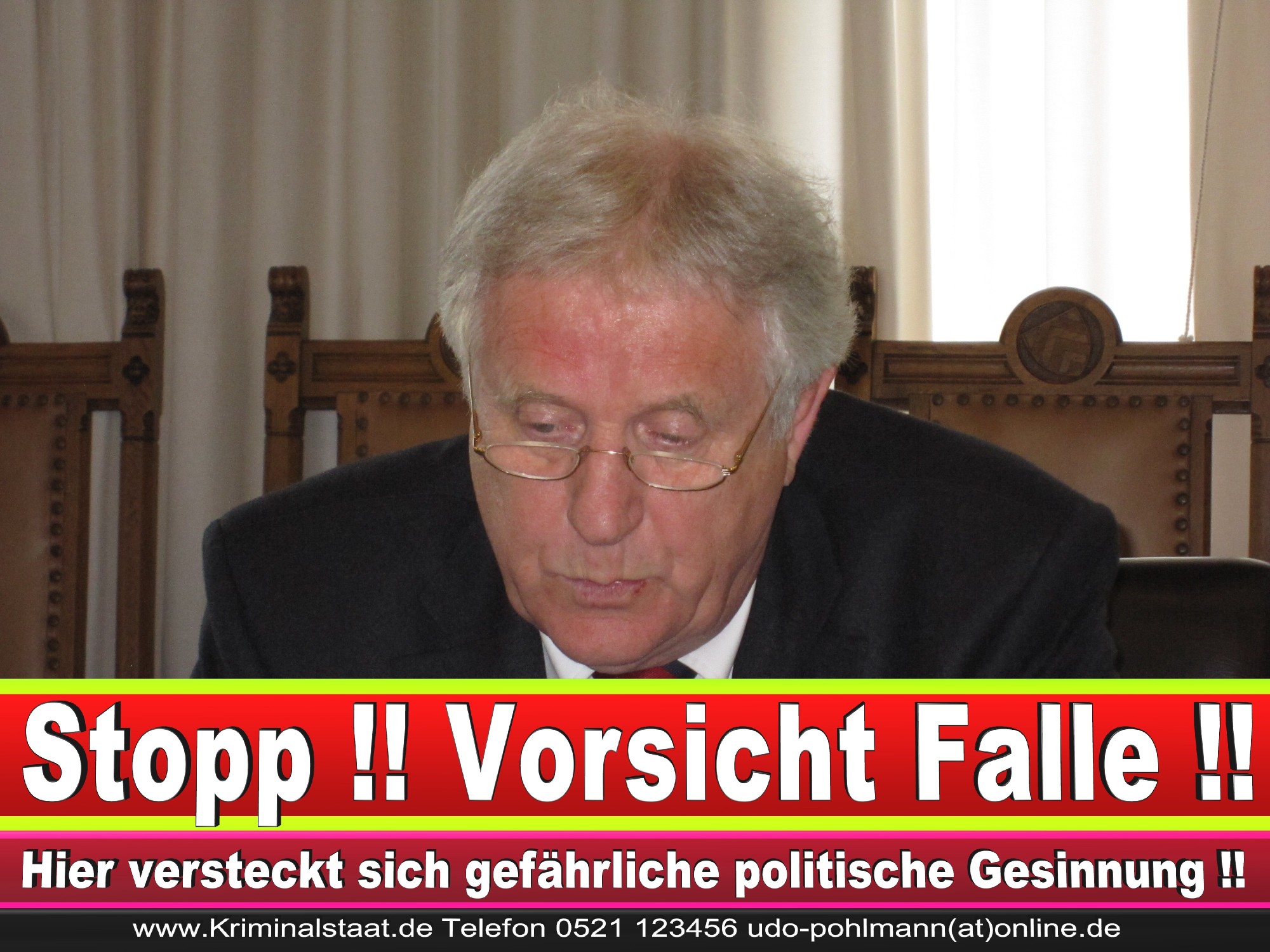 Polizeipräsident Erwin Südfeld Bielefeld Oberbürgermeister Bürgermeister Peter Clausen Pit Clausen Bielefeld (17)