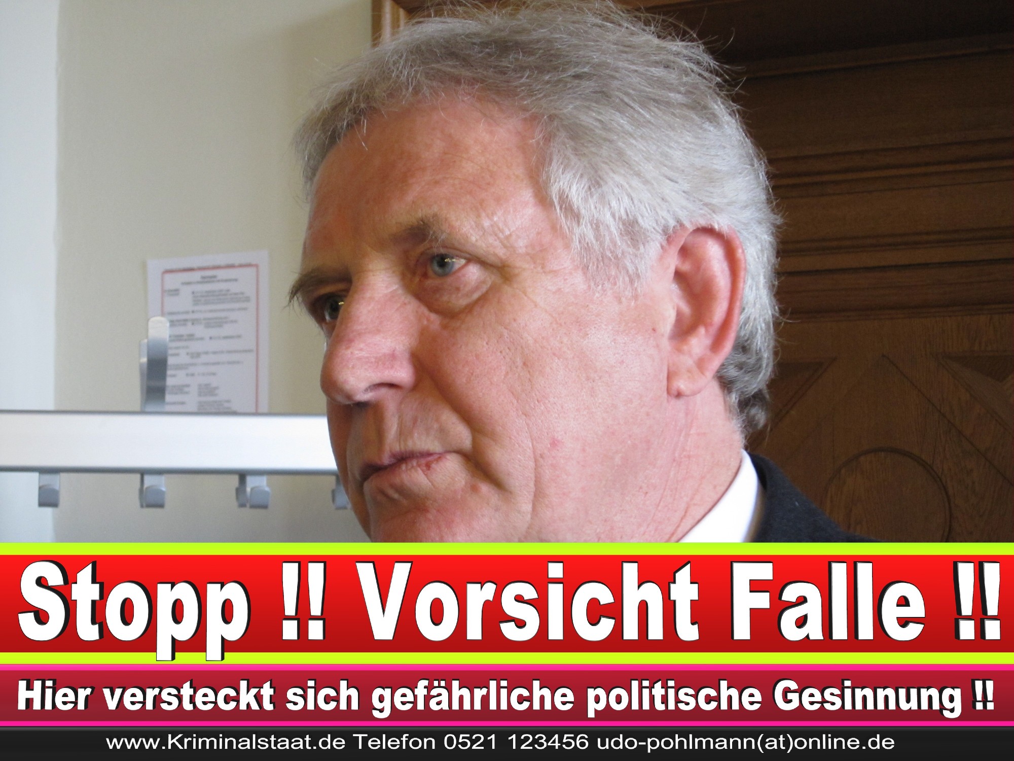 Polizeipräsident Erwin Südfeld Bielefeld Oberbürgermeister Bürgermeister Peter Clausen Pit Clausen Bielefeld (2)