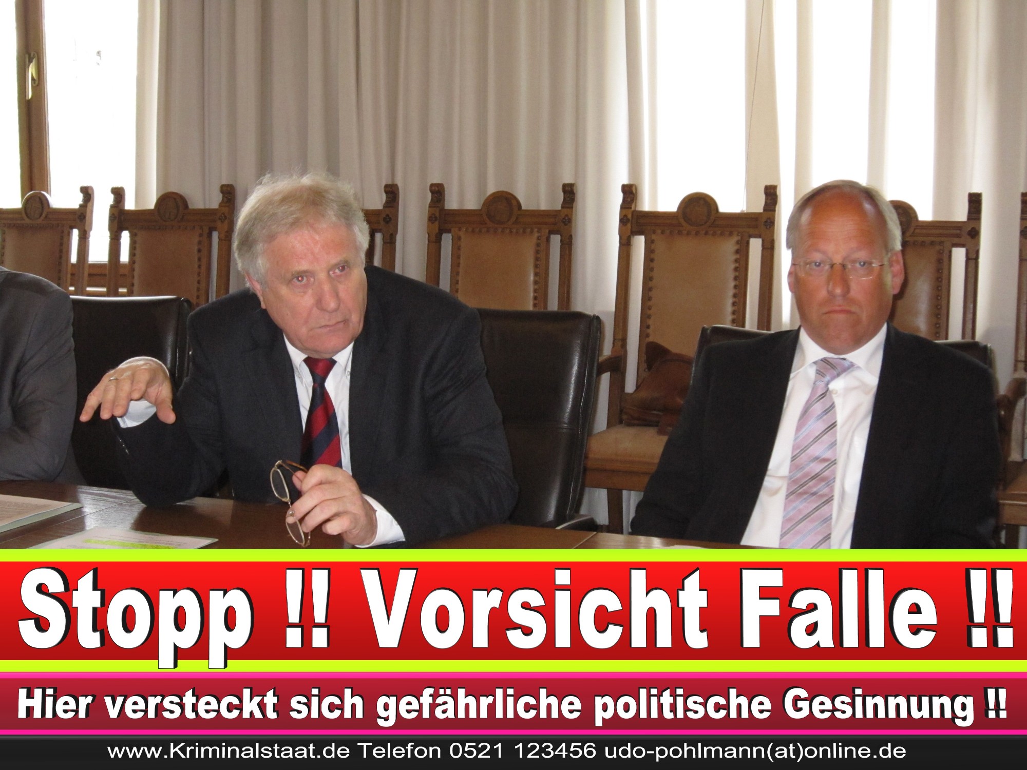 Polizeipräsident Erwin Südfeld Bielefeld Oberbürgermeister Bürgermeister Peter Clausen Pit Clausen Bielefeld (22)