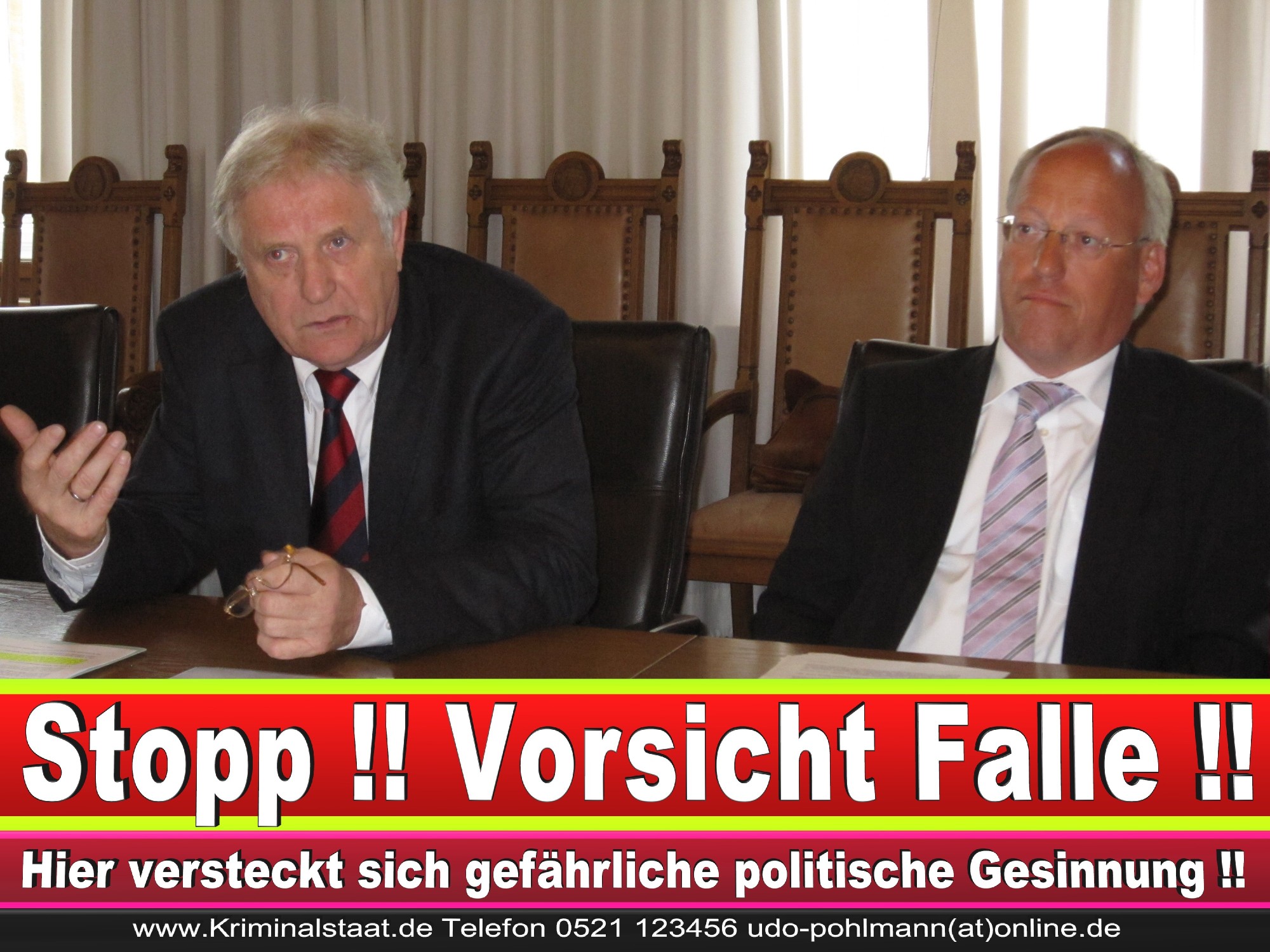 Polizeipräsident Erwin Südfeld Bielefeld Oberbürgermeister Bürgermeister Peter Clausen Pit Clausen Bielefeld (24)