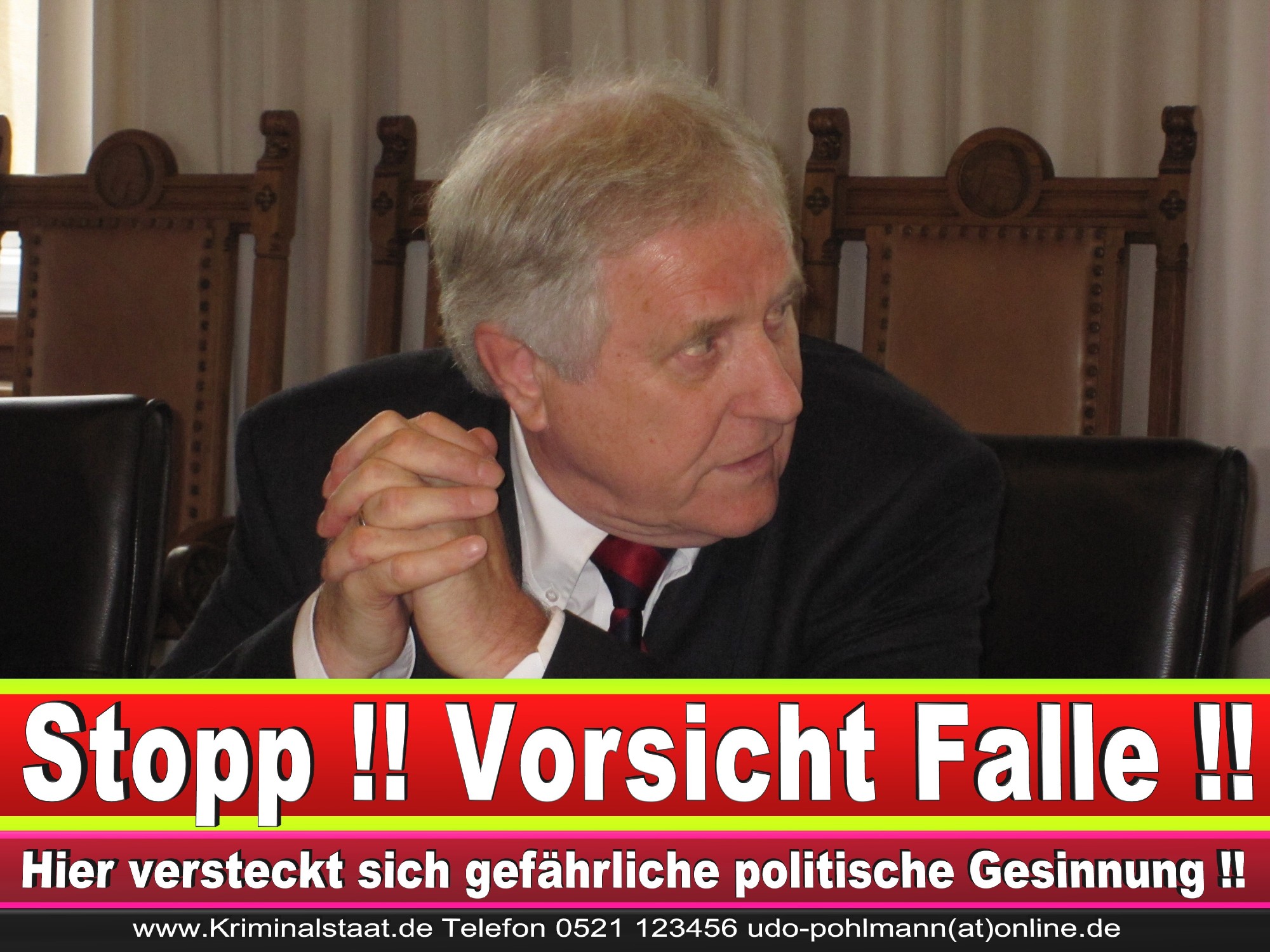 Polizeipräsident Erwin Südfeld Bielefeld Oberbürgermeister Bürgermeister Peter Clausen Pit Clausen Bielefeld 26