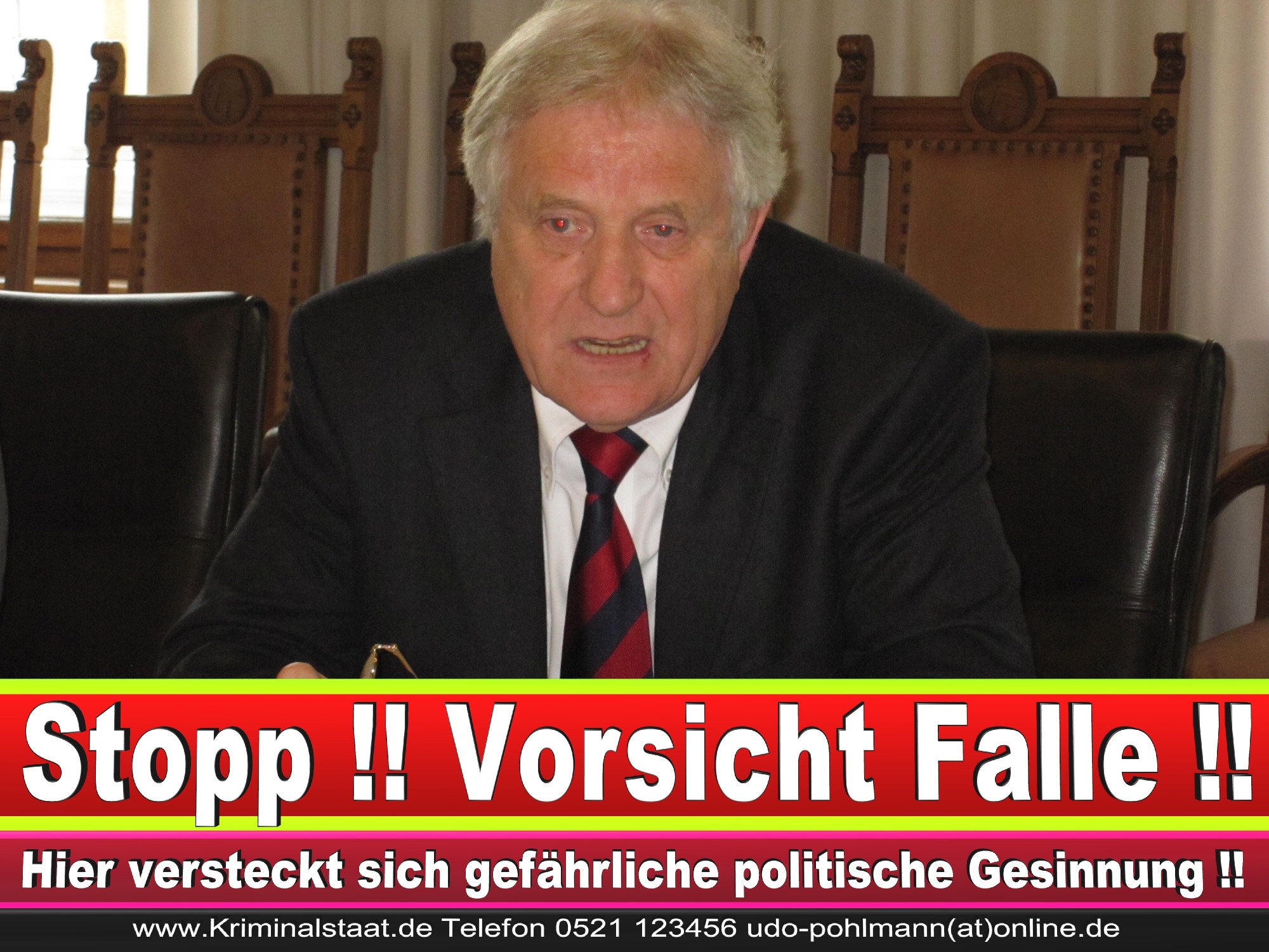 Polizeipräsident Erwin Südfeld Bielefeld Oberbürgermeister Bürgermeister Peter Clausen Pit Clausen Bielefeld (27)