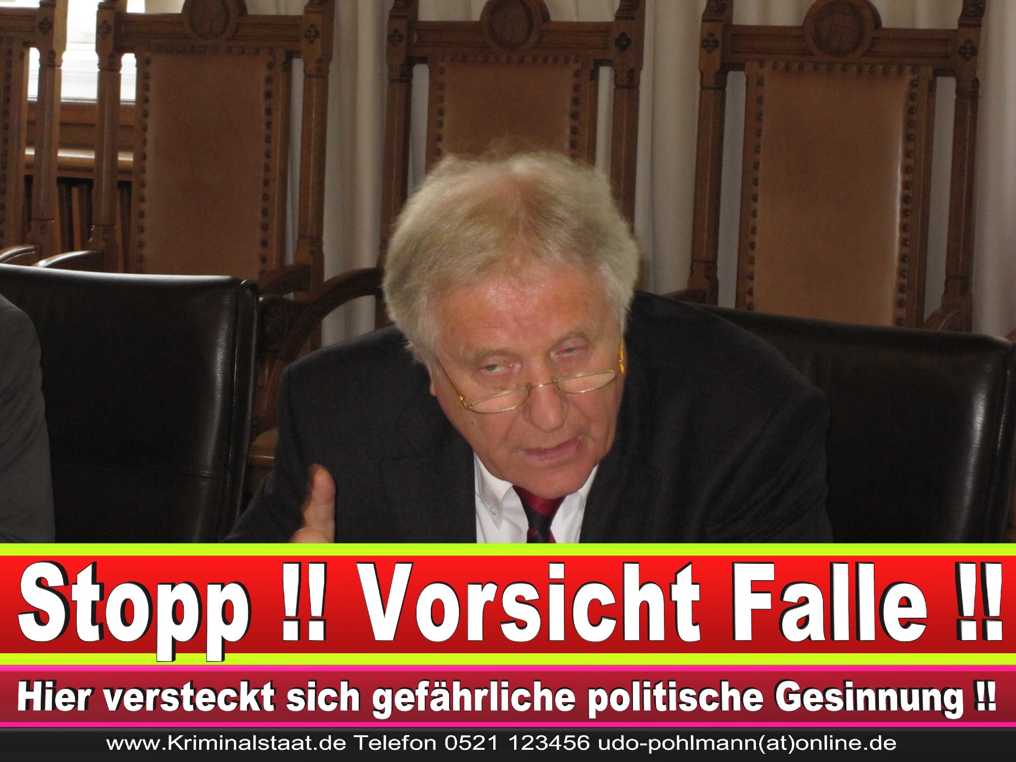 Polizeipräsident Erwin Südfeld Bielefeld Oberbürgermeister Bürgermeister Peter Clausen Pit Clausen Bielefeld (28)