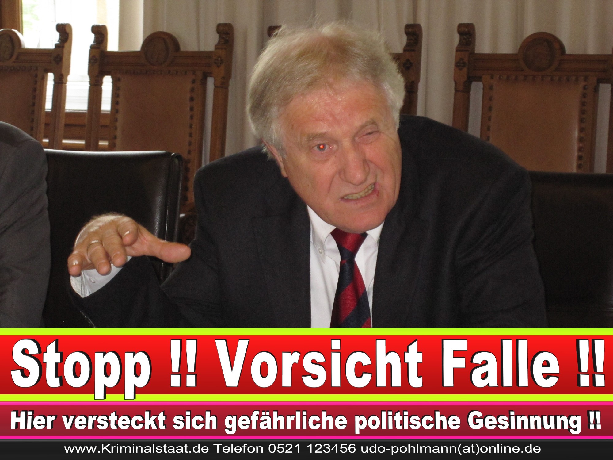 Polizeipräsident Erwin Südfeld Bielefeld Oberbürgermeister Bürgermeister Peter Clausen Pit Clausen Bielefeld (29)