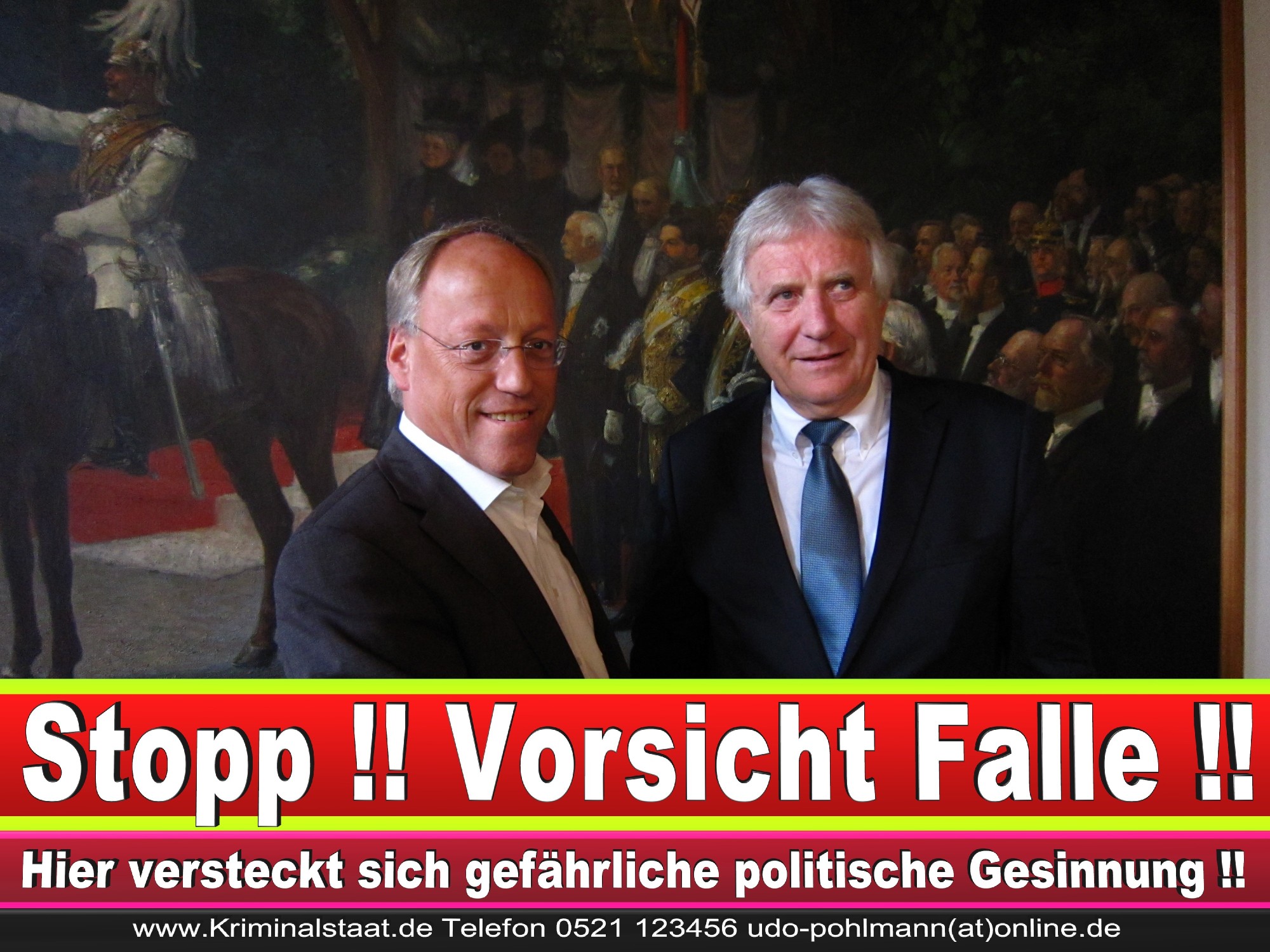 Polizeipräsident Erwin Südfeld Bielefeld Oberbürgermeister Bürgermeister Peter Clausen Pit Clausen Bielefeld (55)