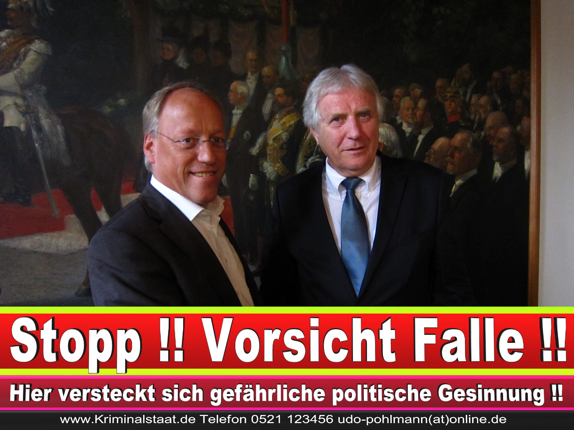 Polizeipräsident Erwin Südfeld Bielefeld Oberbürgermeister Bürgermeister Peter Clausen Pit Clausen Bielefeld (56)