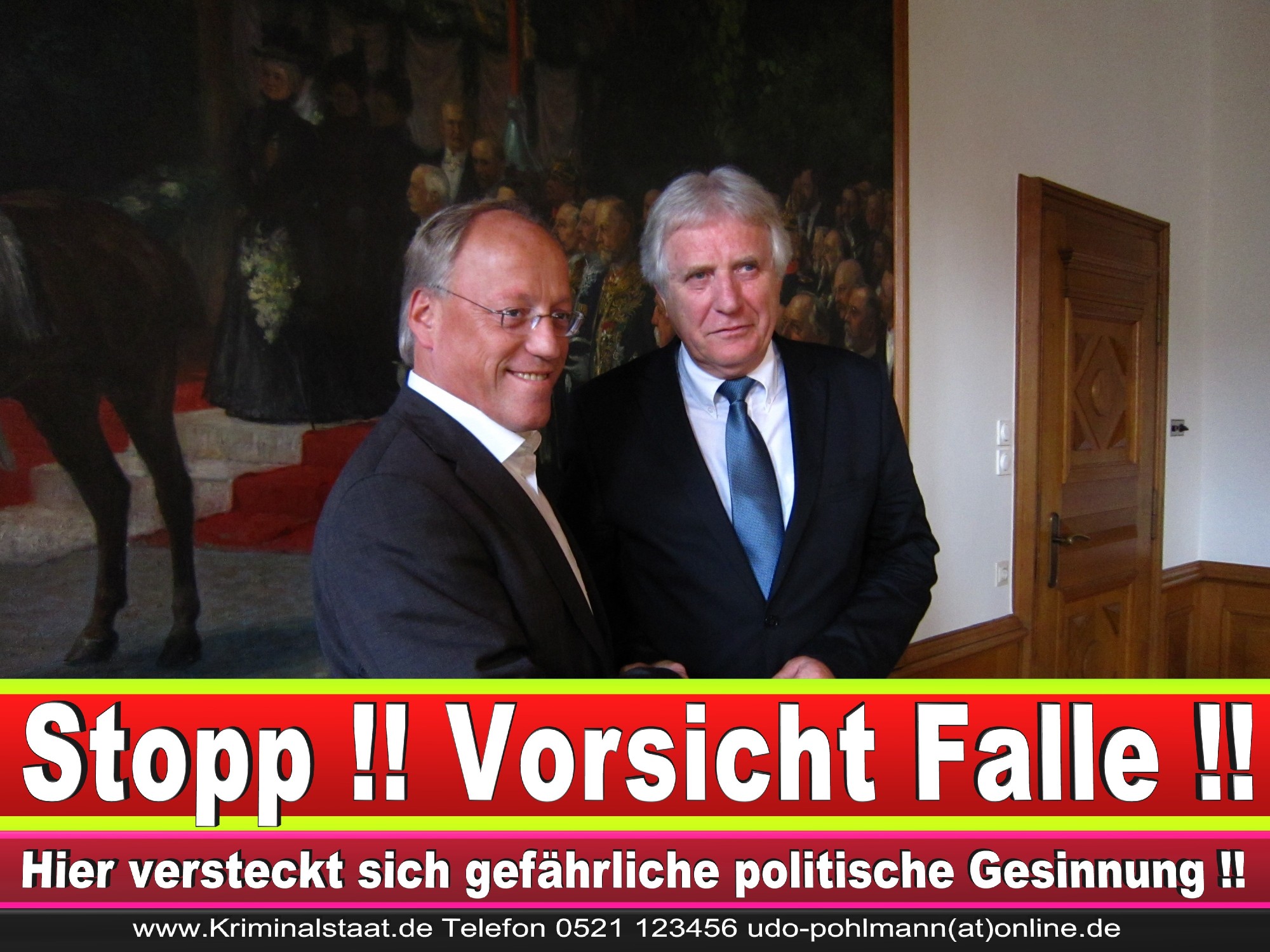Polizeipräsident Erwin Südfeld Bielefeld Oberbürgermeister Bürgermeister Peter Clausen Pit Clausen Bielefeld (57)