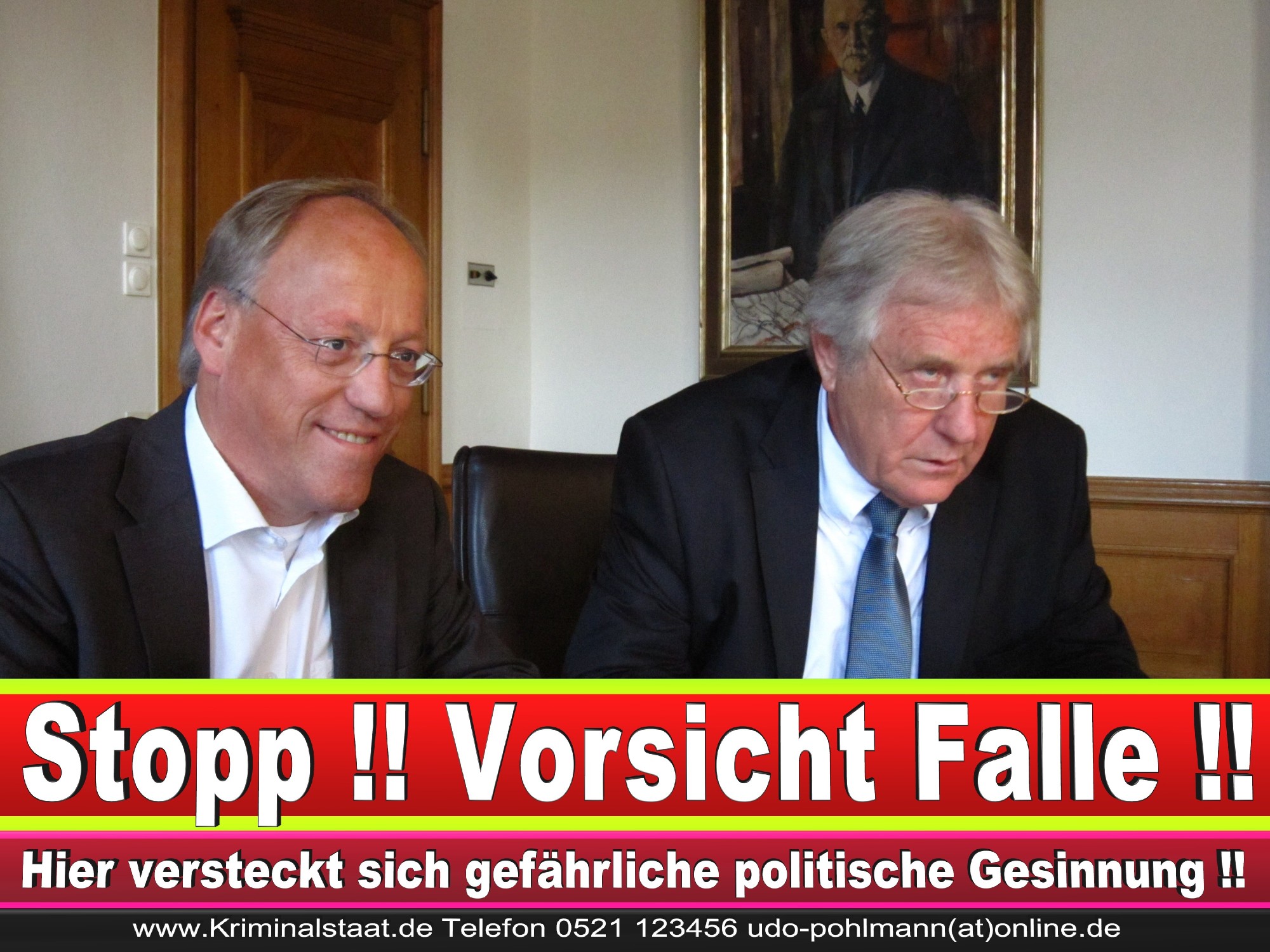 Polizeipräsident Erwin Südfeld Bielefeld Oberbürgermeister Bürgermeister Peter Clausen Pit Clausen Bielefeld (61)
