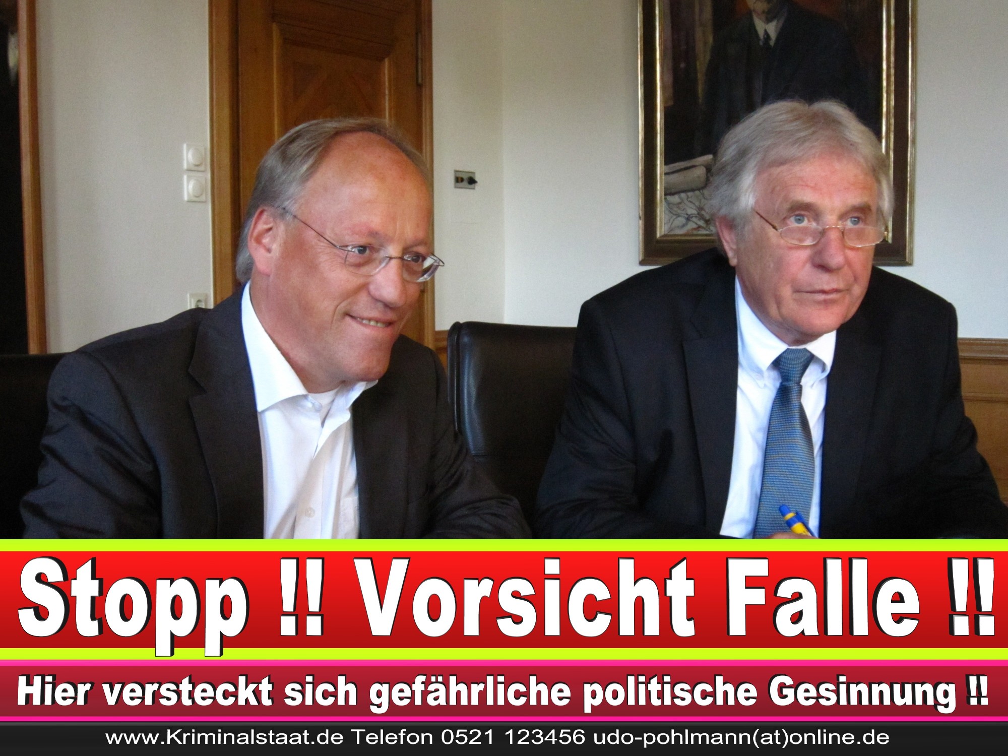 Polizeipräsident Erwin Südfeld Bielefeld Oberbürgermeister Bürgermeister Peter Clausen Pit Clausen Bielefeld (62)