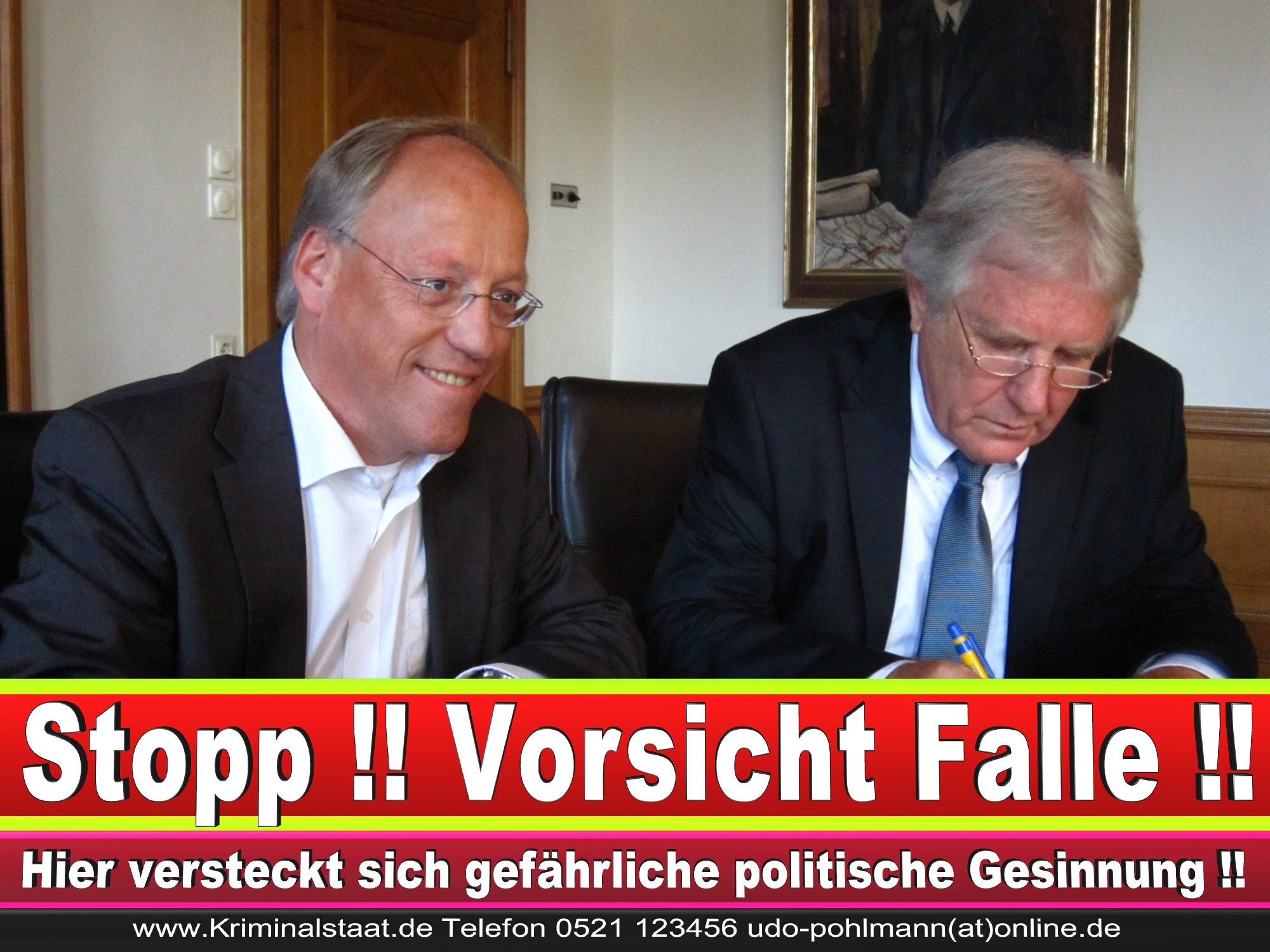 Polizeipräsident Erwin Südfeld Bielefeld Oberbürgermeister Bürgermeister Peter Clausen Pit Clausen Bielefeld (64)