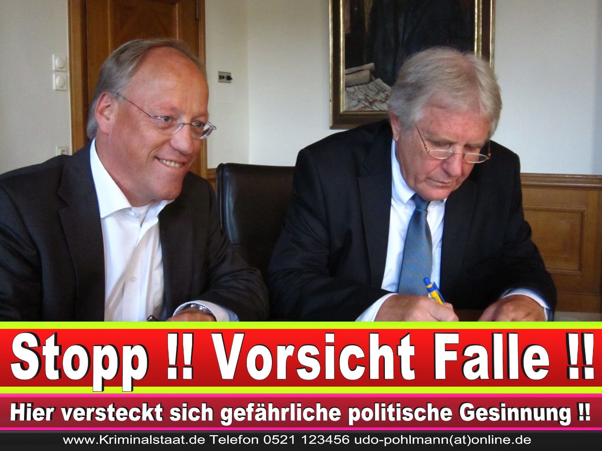 Polizeipräsident Erwin Südfeld Bielefeld Oberbürgermeister Bürgermeister Peter Clausen Pit Clausen Bielefeld (65)