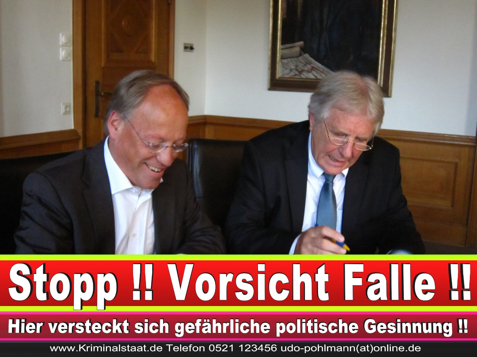 Polizeipräsident Erwin Südfeld Bielefeld Oberbürgermeister Bürgermeister Peter Clausen Pit Clausen Bielefeld (66)