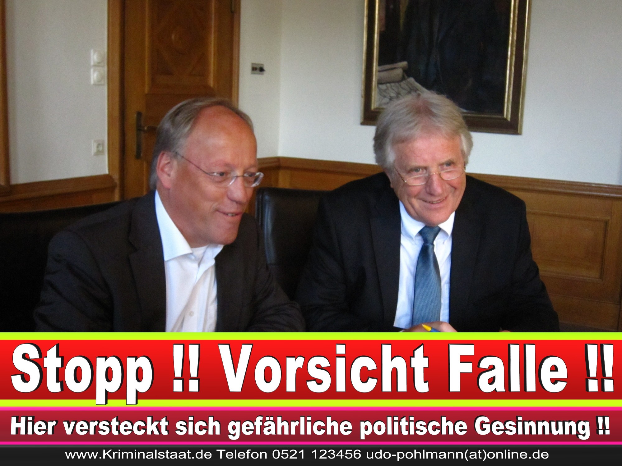 Polizeipräsident Erwin Südfeld Bielefeld Oberbürgermeister Bürgermeister Peter Clausen Pit Clausen Bielefeld (67)