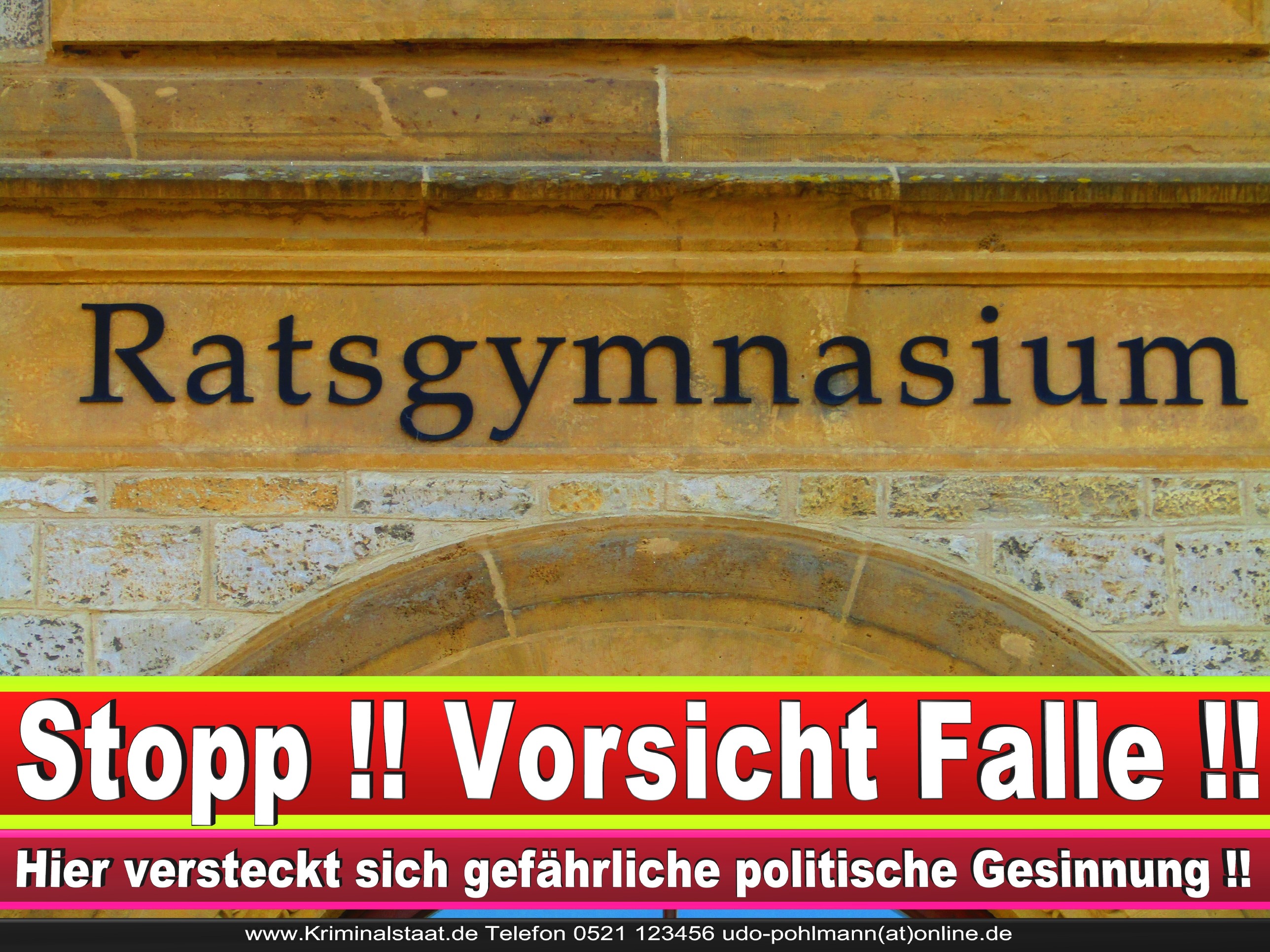 RATSGYMNASIUM BIELEFELD NORMAN GRAESER CDU BIELEFELD 1 LANDTAGSWAHL BUNDESTAGSWAHL BÜRGERMEISTERWAHL