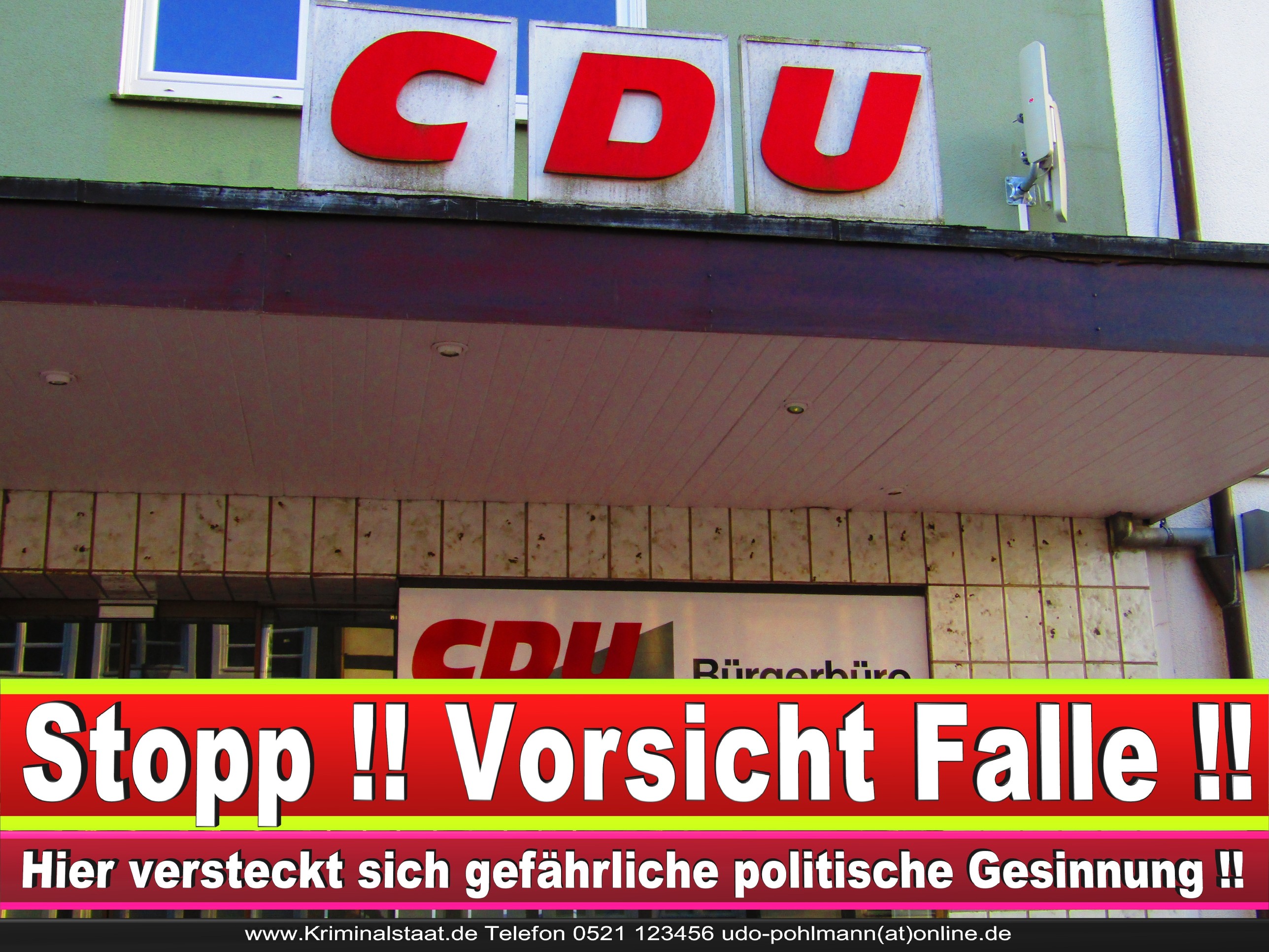 Rathaus Steinhagen CDU SPD FDP Ortsverband CDU Bürgerbüro CDU SPD Korruption Polizei Bürgermeister Karte Telefonbuch NRW OWL (3)