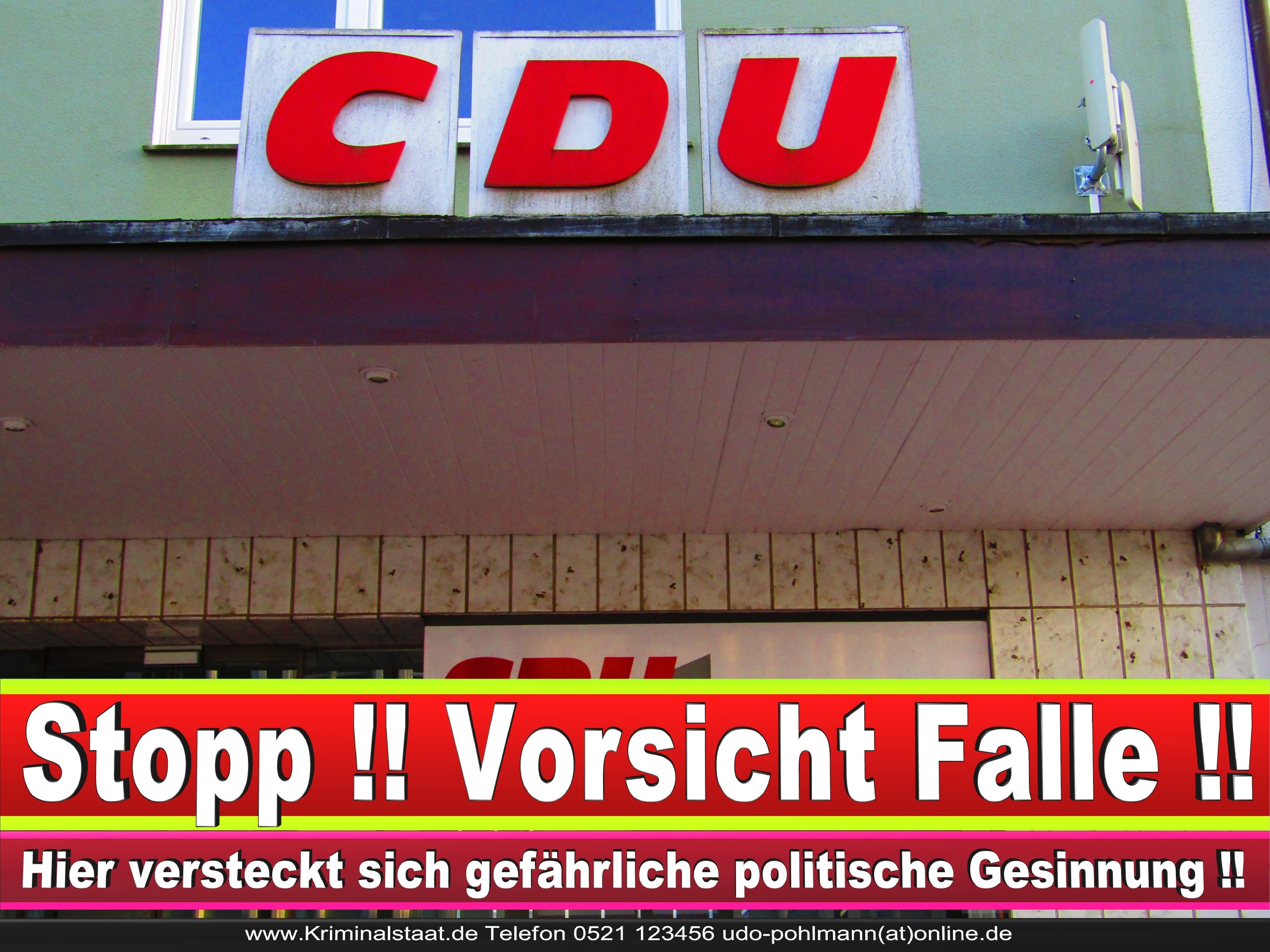 Rathaus Steinhagen CDU SPD FDP Ortsverband CDU Bürgerbüro CDU SPD Korruption Polizei Bürgermeister Karte Telefonbuch NRW OWL (4)