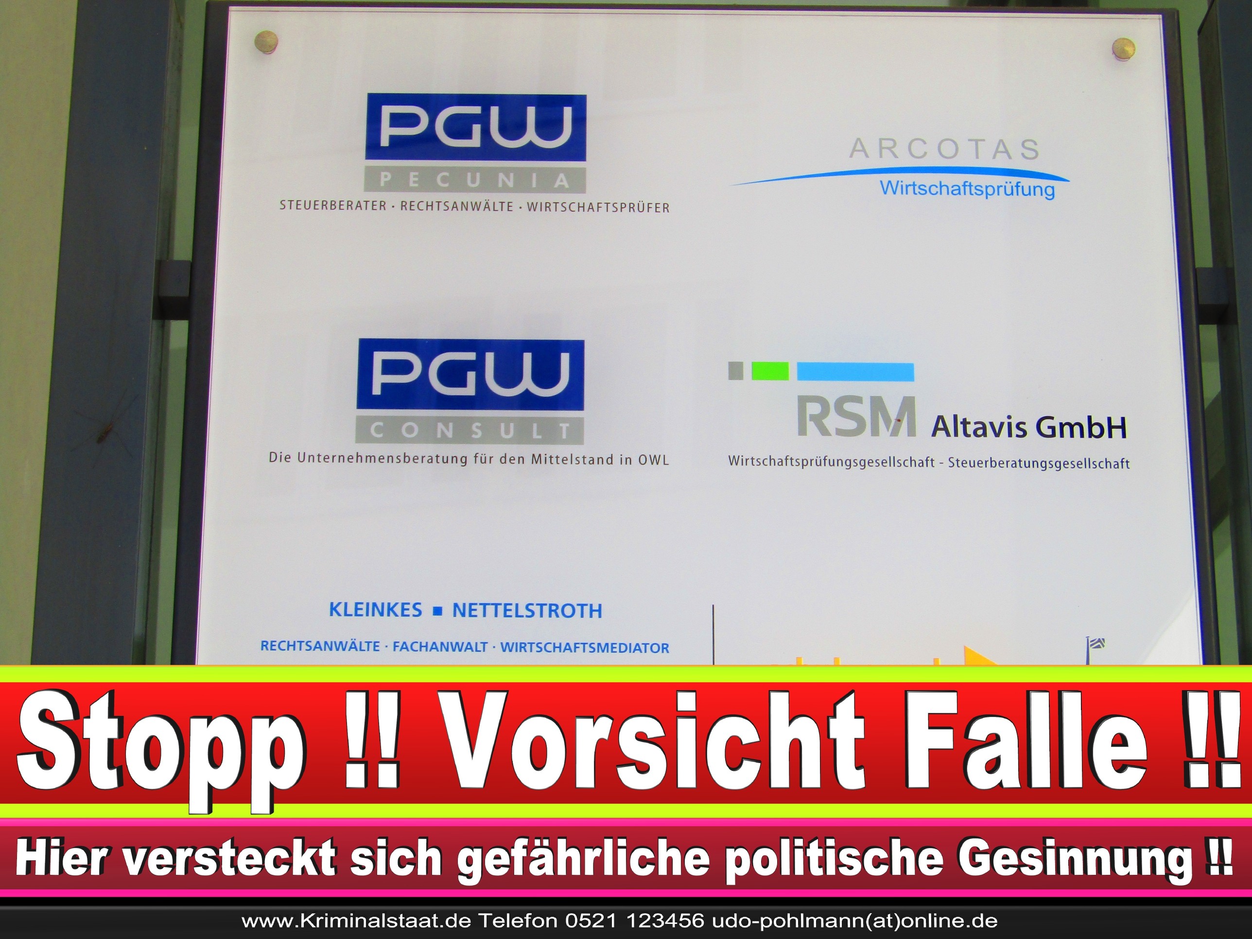 Rechtsanwalt Marcus Kleinkes Adenauer Platz 7 Bielefeld CDU 1