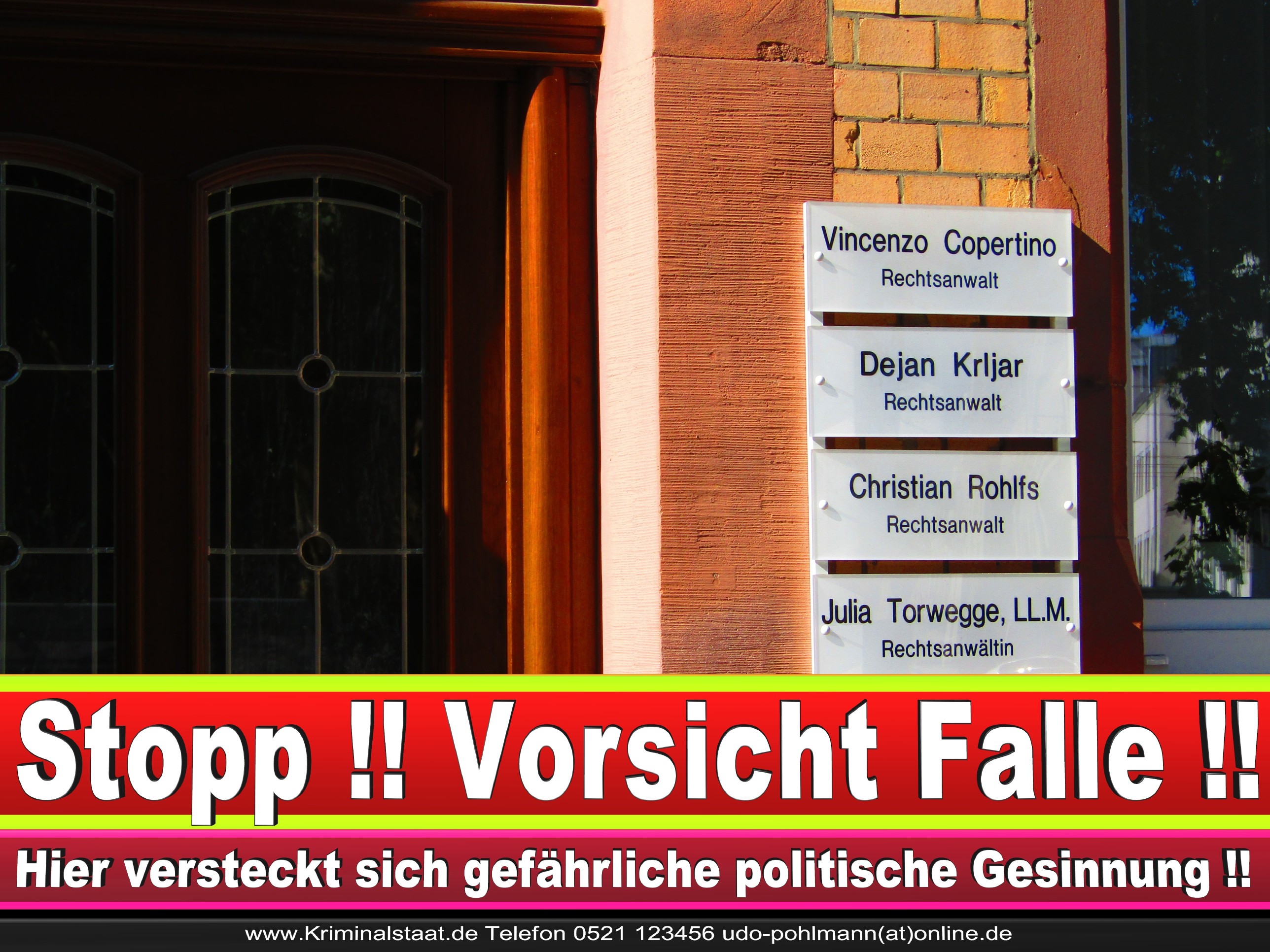 Rechtsanwalt Vincenzo Copertino Siekerwall 7 Bielefeld CDU 1