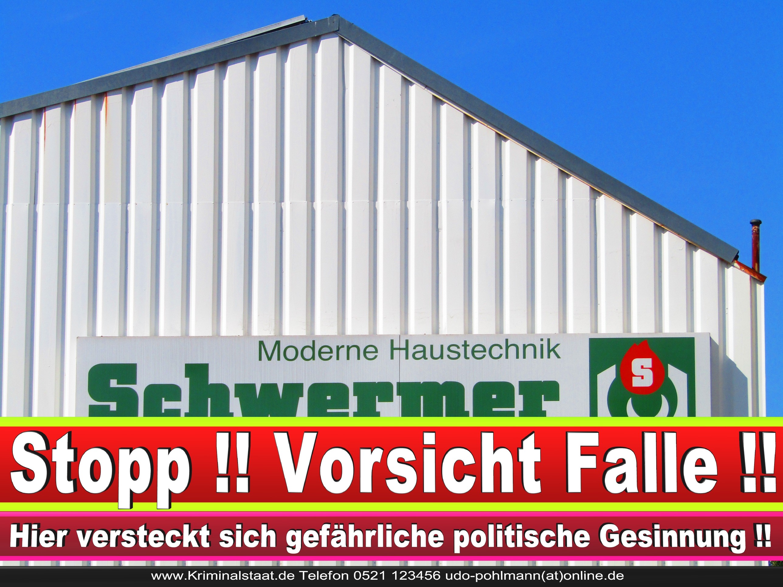 SCHWERMER BIELEFELD HEIZUNG SANITÄR CDU BIELEFELD 3 LANDTAGSWAHL BUNDESTAGSWAHL BÜRGERMEISTERWAHL