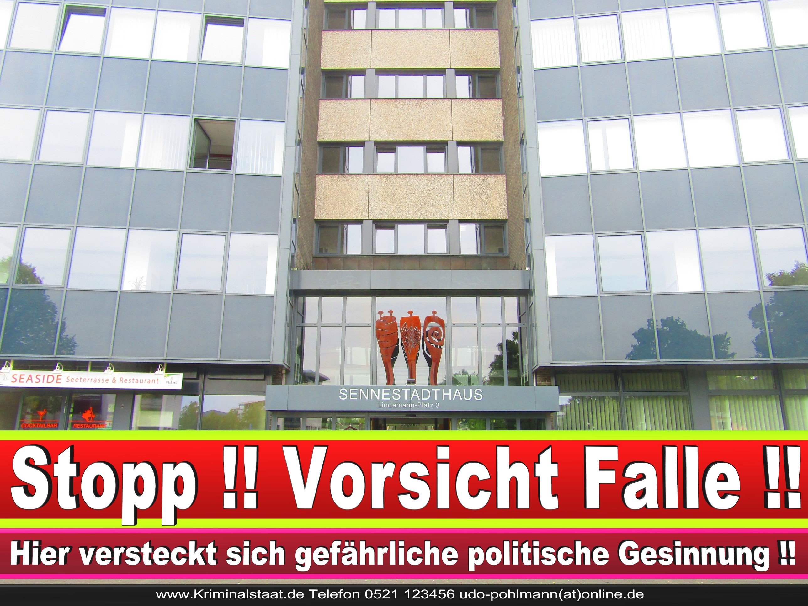 SENNESTADT VEREIN CDU Bielefeld 2 LANDTAGSWAHL BUNDESTAGSWAHL BÜRGERMEISTERWAHL