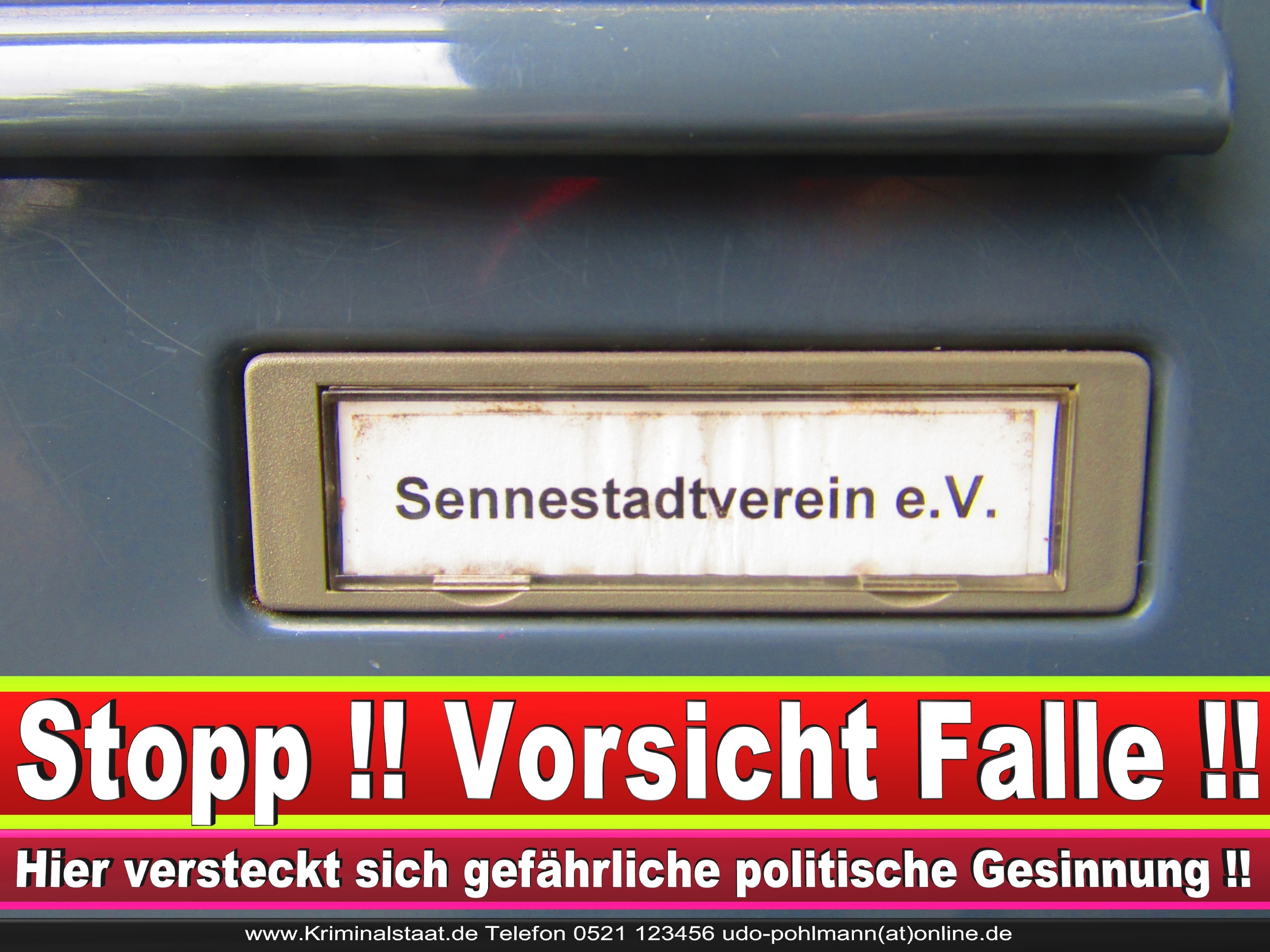 SENNESTADTVEREIN CDU BIELEFELD 2 LANDTAGSWAHL BUNDESTAGSWAHL BÜRGERMEISTERWAHL
