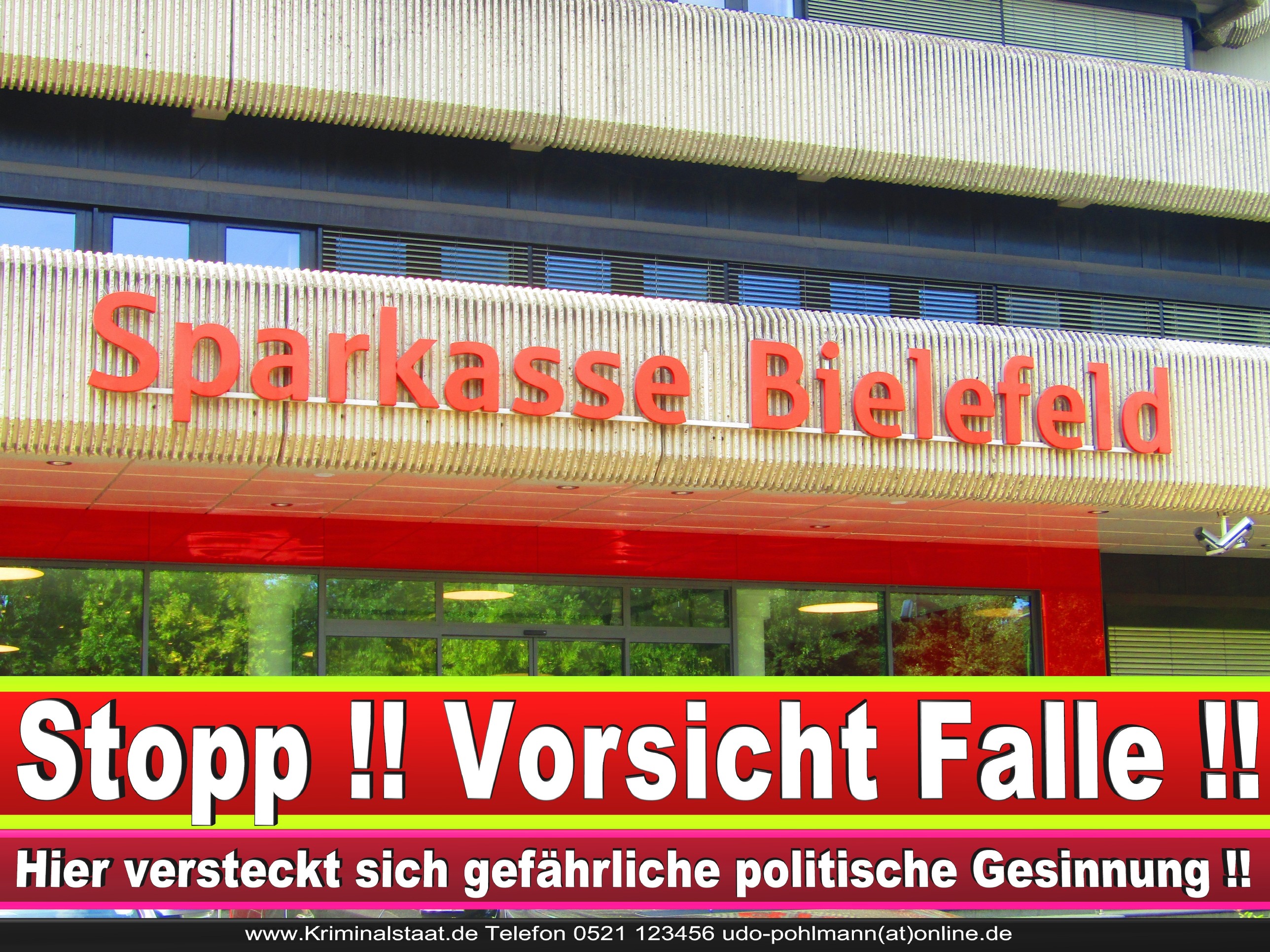 SPARKASSE BIELEFELD ANDREAS RÜTHER CDU BIELEFELD 3 LANDTAGSWAHL BUNDESTAGSWAHL BÜRGERMEISTERWAHL