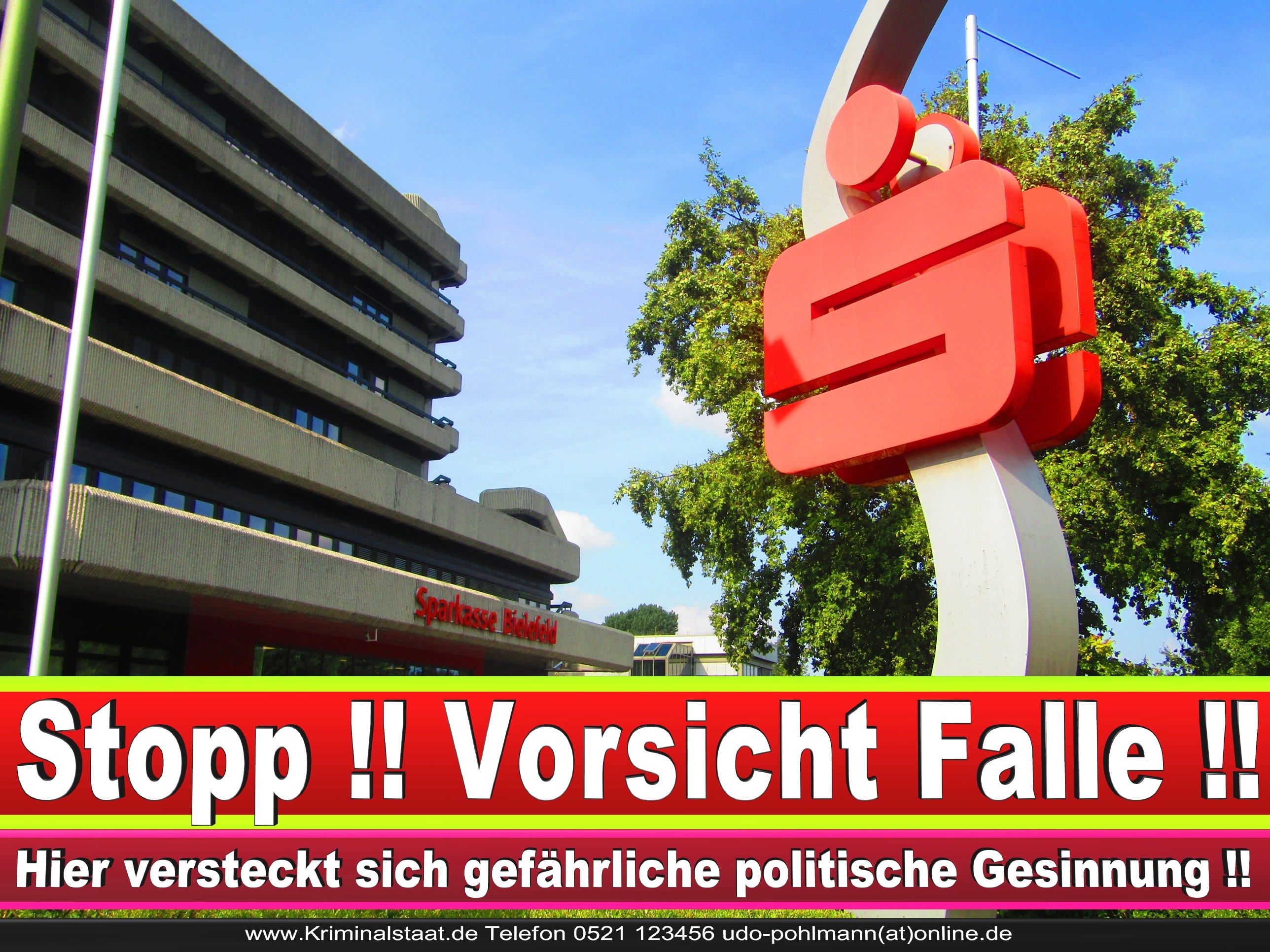 SPARKASSE BIELEFELD ANDREAS RÜTHER CDU BIELEFELD 5 LANDTAGSWAHL BUNDESTAGSWAHL BÜRGERMEISTERWAHL