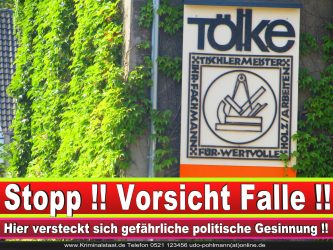 TISCHLEREI TOELKE CDU BIELEFELD TÖLKE 8 LANDTAGSWAHL BUNDESTAGSWAHL BÜRGERMEISTERWAHL