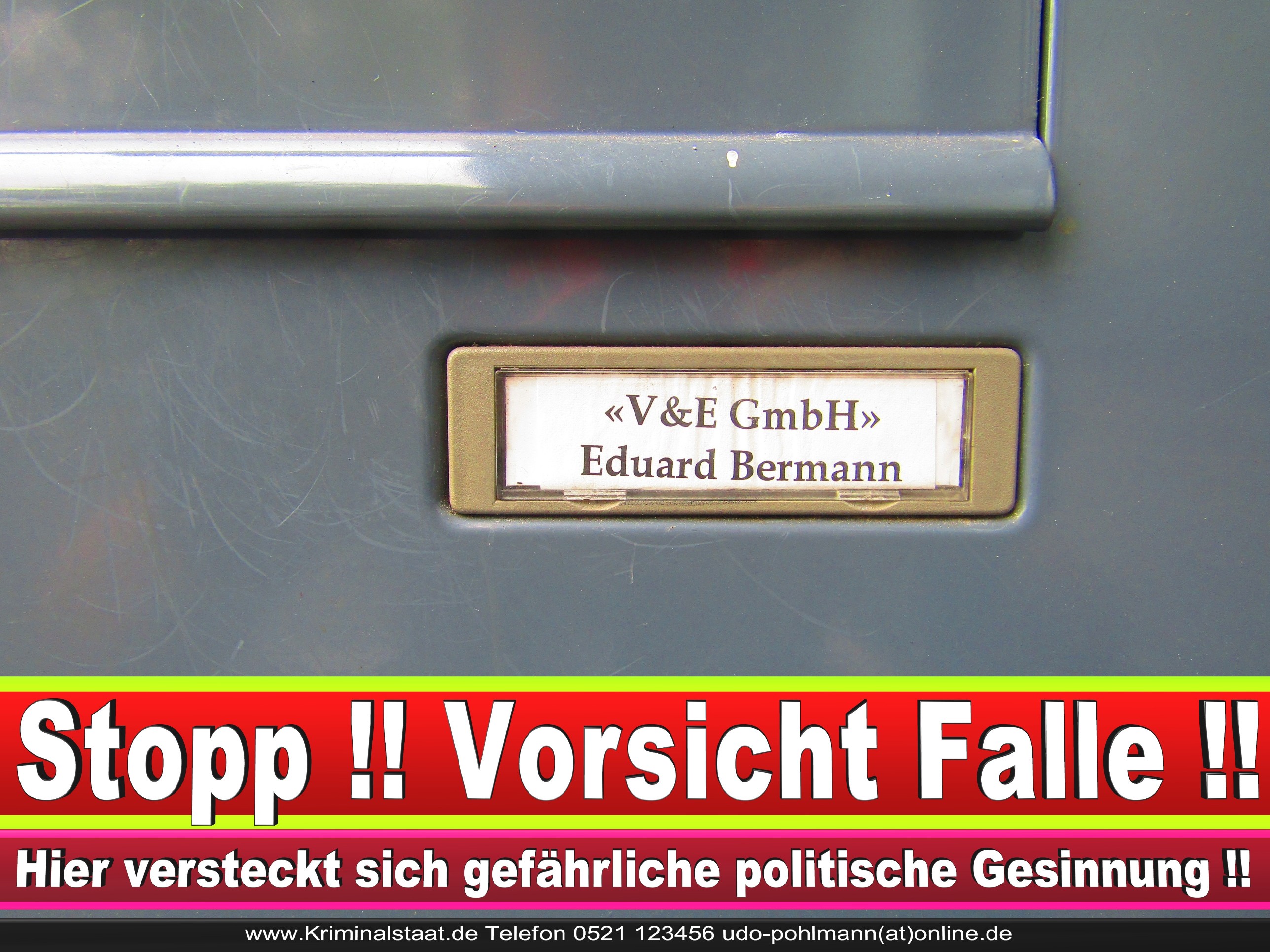 VE GMBH EDUARD BERMANN LANDTAGSWAHL BUNDESTAGSWAHL BÜRGERMEISTERWAHL