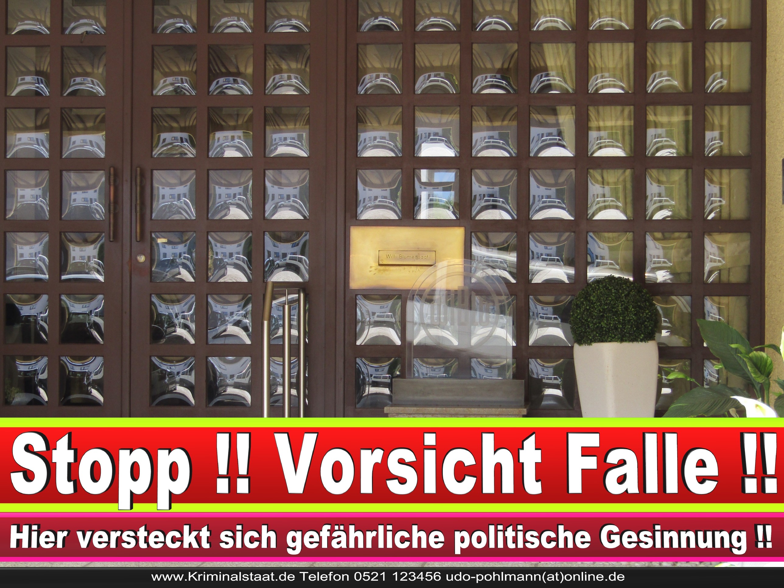 WILLI BLUMENSAAT CDU BIELEFELD LANDTAGSWAHL BUNDESTAGSWAHL BÜRGERMEISTERWAHL