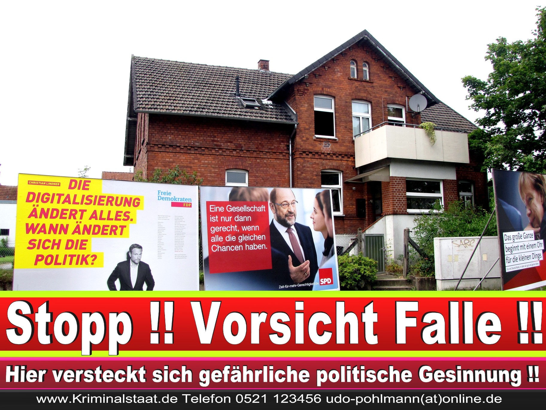 Wahlwerbung Wahlplakate Landtagswahl 2019 Europawahl CDU SPD FDP 2021 (103)