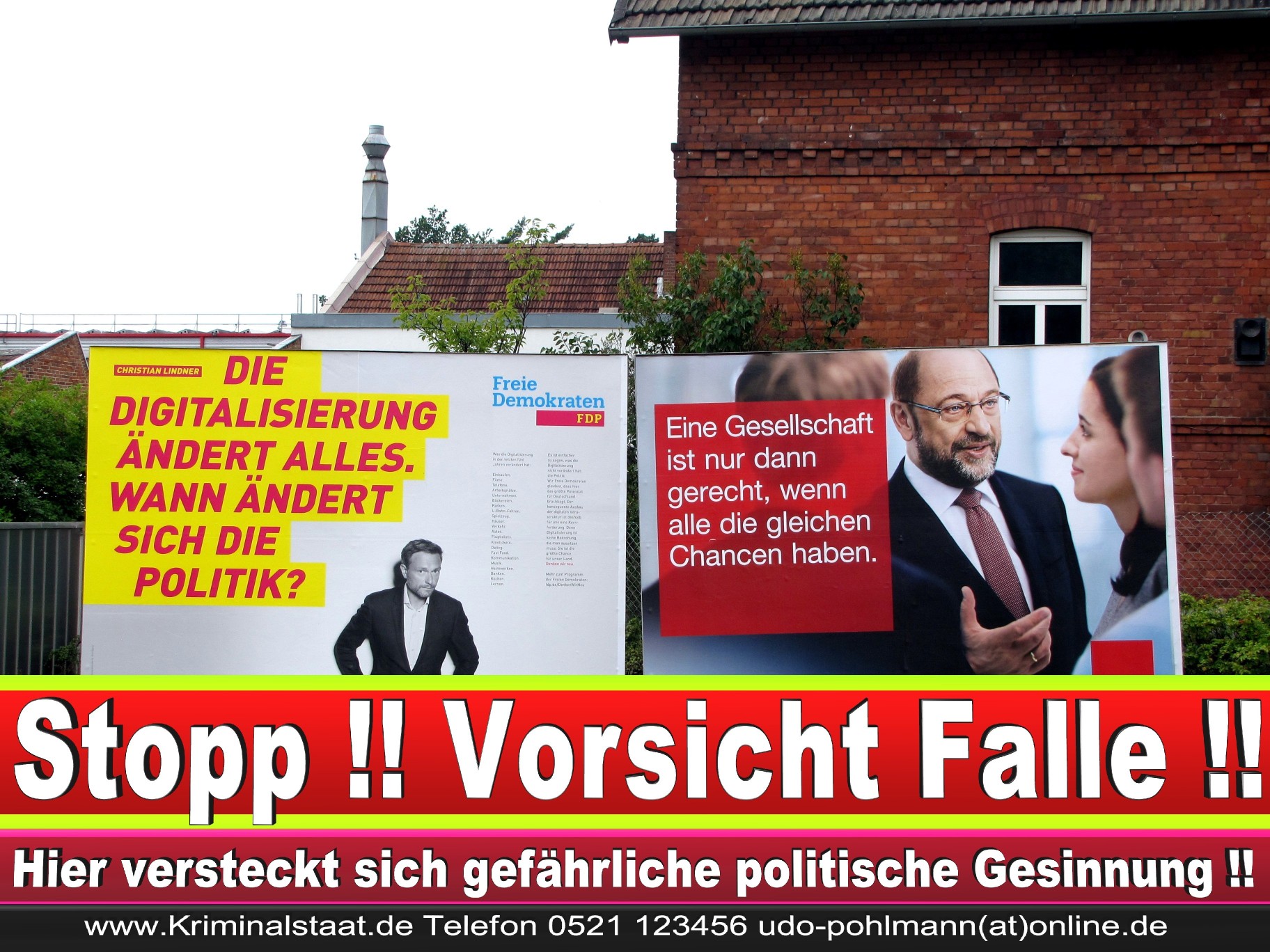 Wahlwerbung Wahlplakate Landtagswahl 2019 Europawahl CDU SPD FDP 2021 (55)