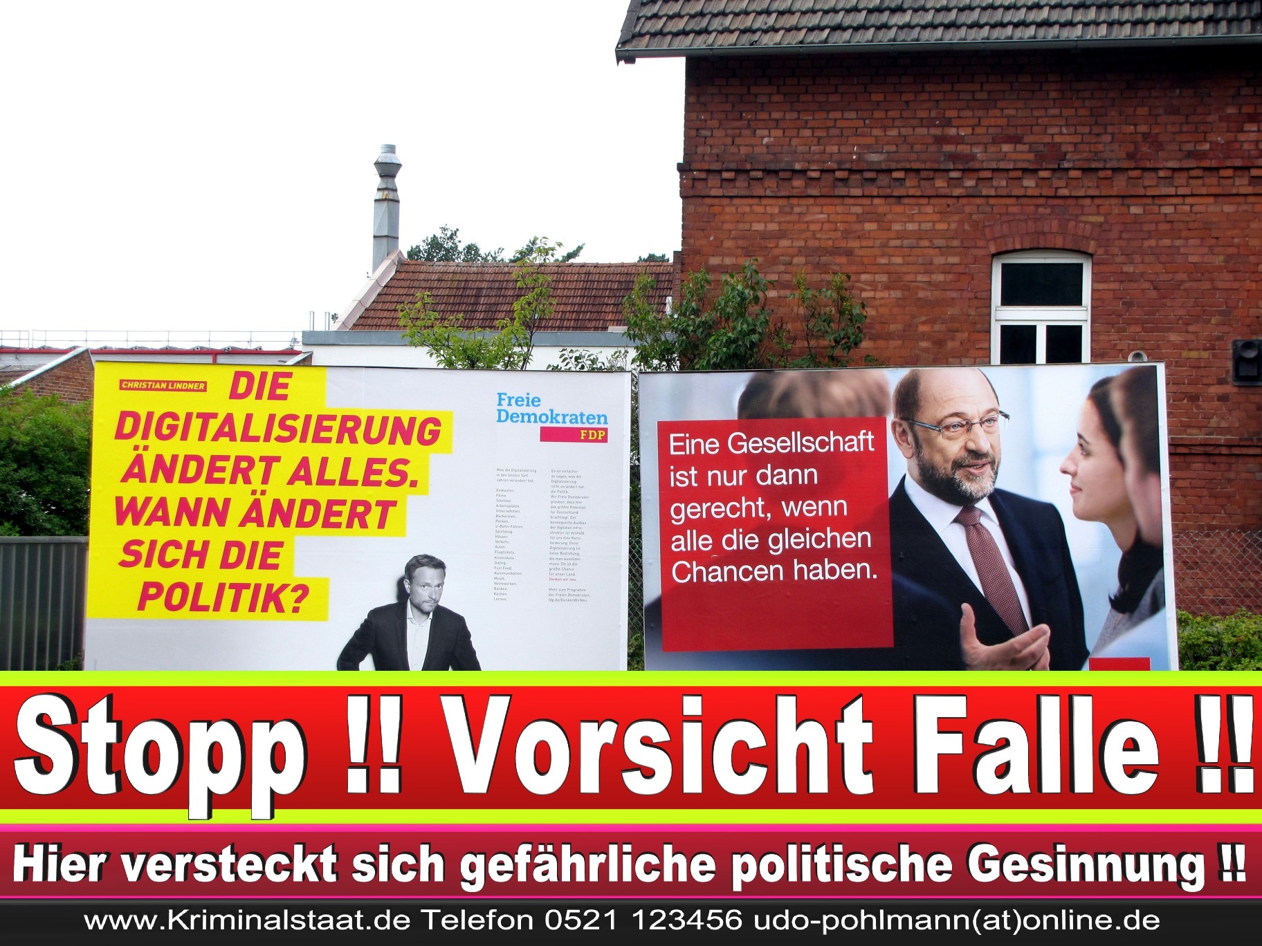 Wahlwerbung Wahlplakate Landtagswahl 2019 Europawahl CDU SPD FDP 2021 (58)