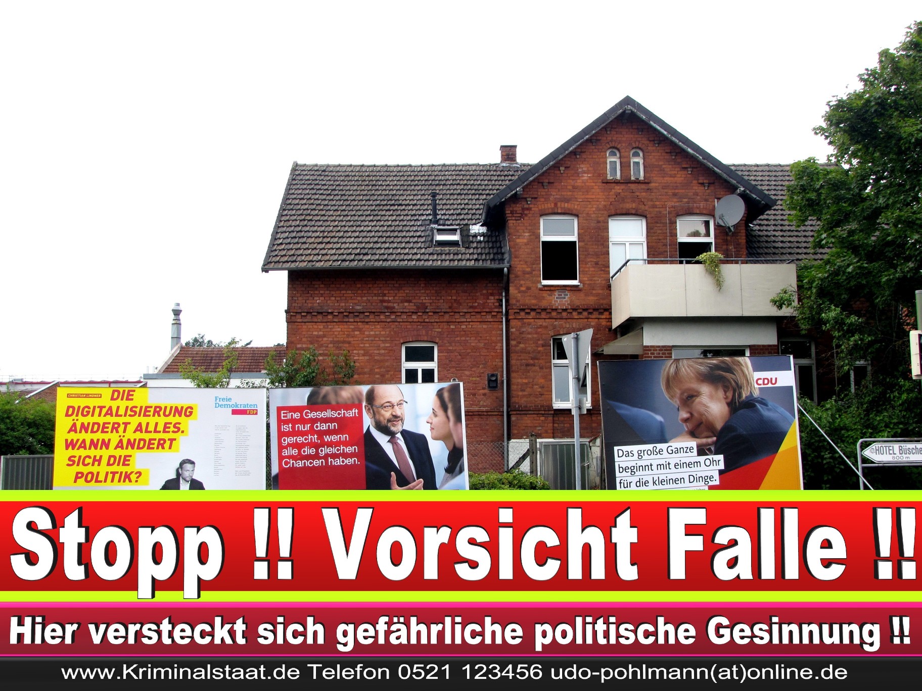 Wahlwerbung Wahlplakate Landtagswahl 2019 Europawahl CDU SPD FDP 2021 (63)