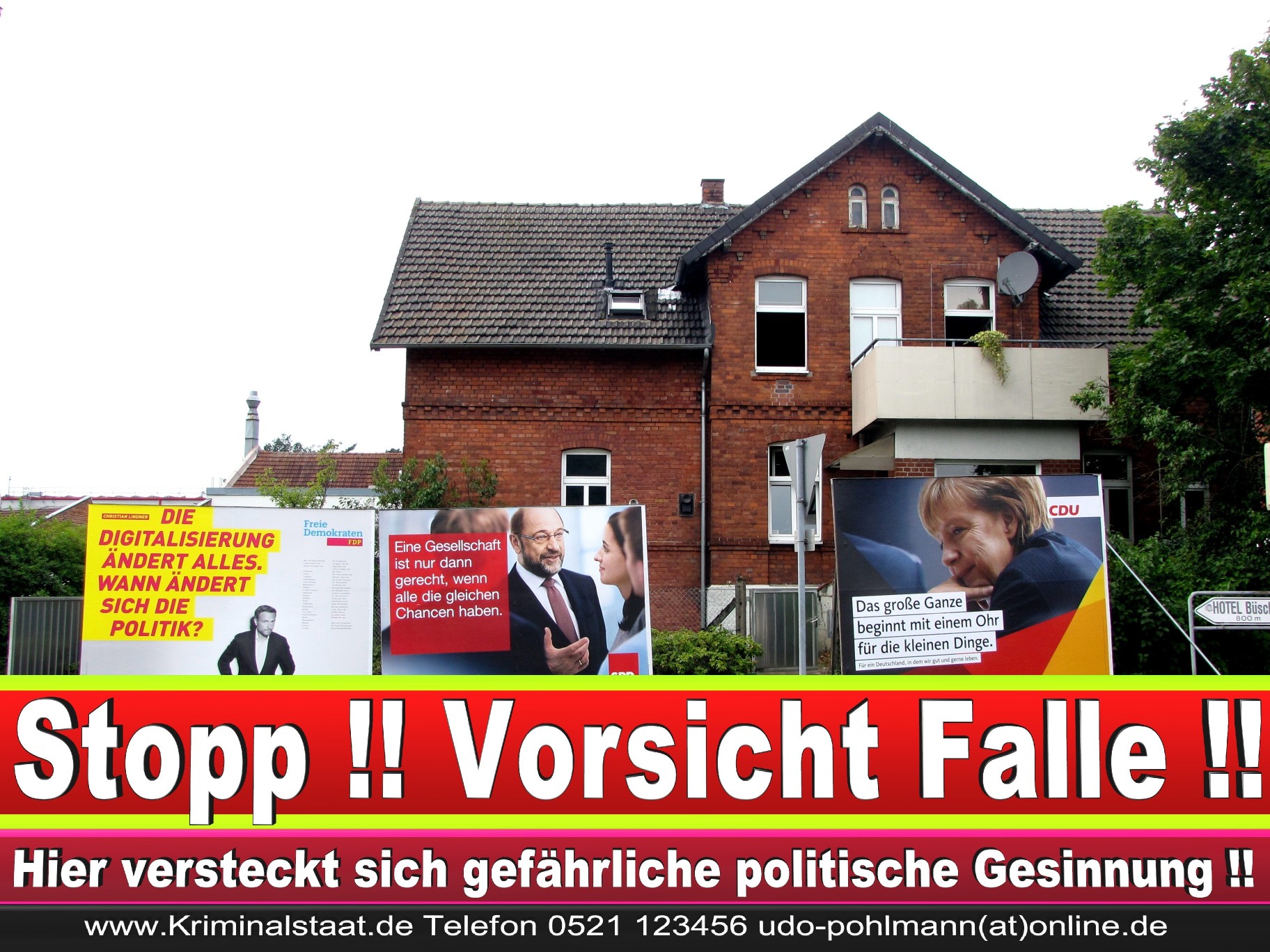 Wahlwerbung Wahlplakate Landtagswahl 2019 Europawahl CDU SPD FDP 2021 (66)