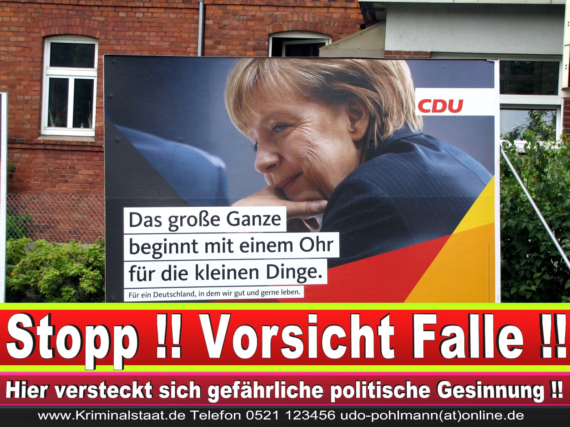 Wahlwerbung Wahlplakate Landtagswahl 2019 Europawahl CDU SPD FDP 2021 (67)