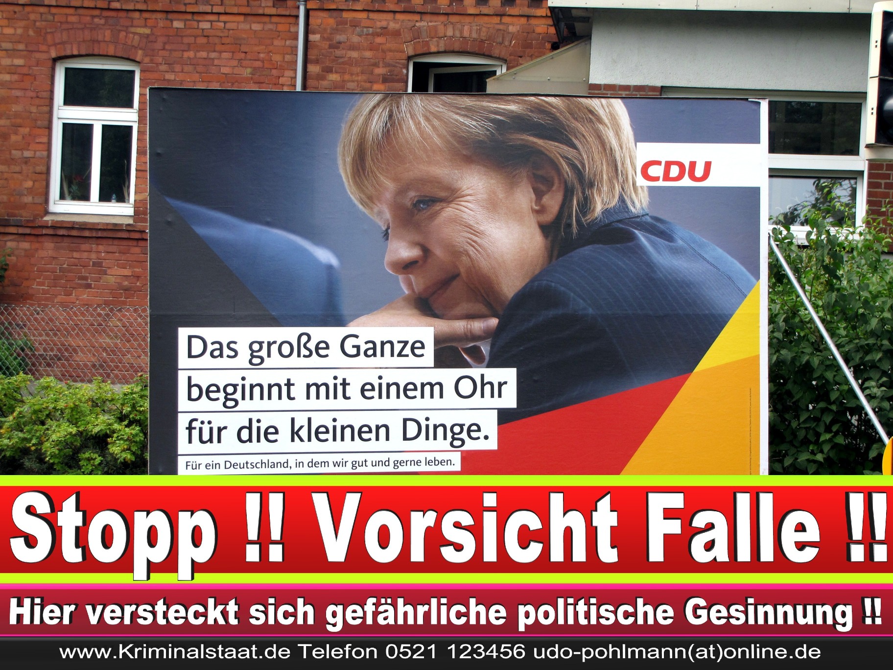 Wahlwerbung Wahlplakate Landtagswahl 2019 Europawahl CDU SPD FDP 2021 (69)